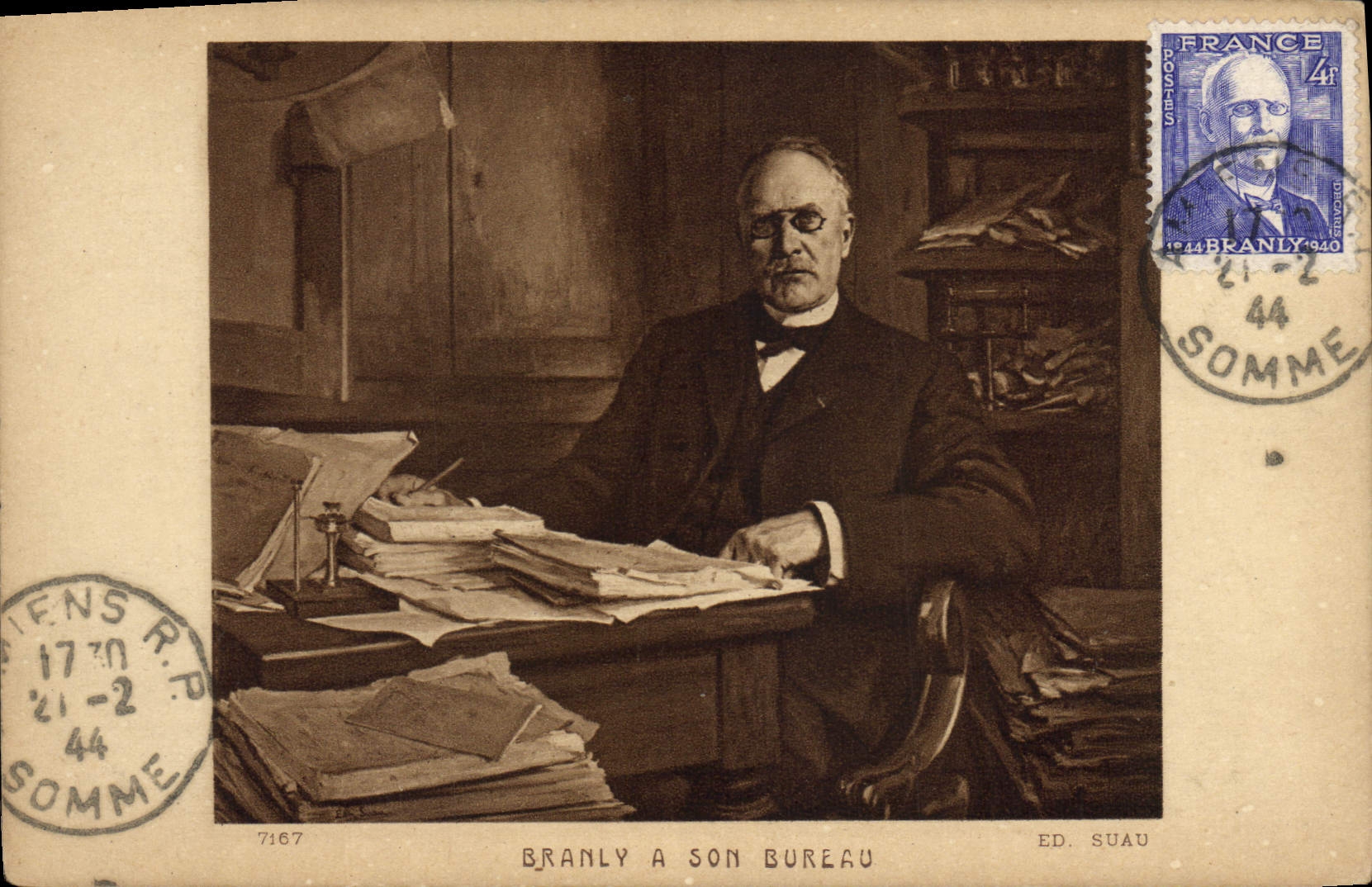 MAXIMUM CHART Branly has its office 1944