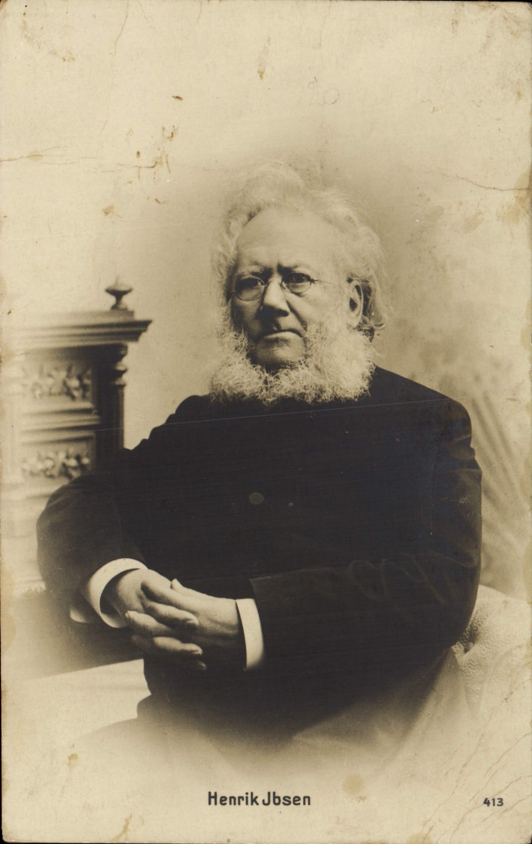 Vintage Postcard Henrik Jbsen