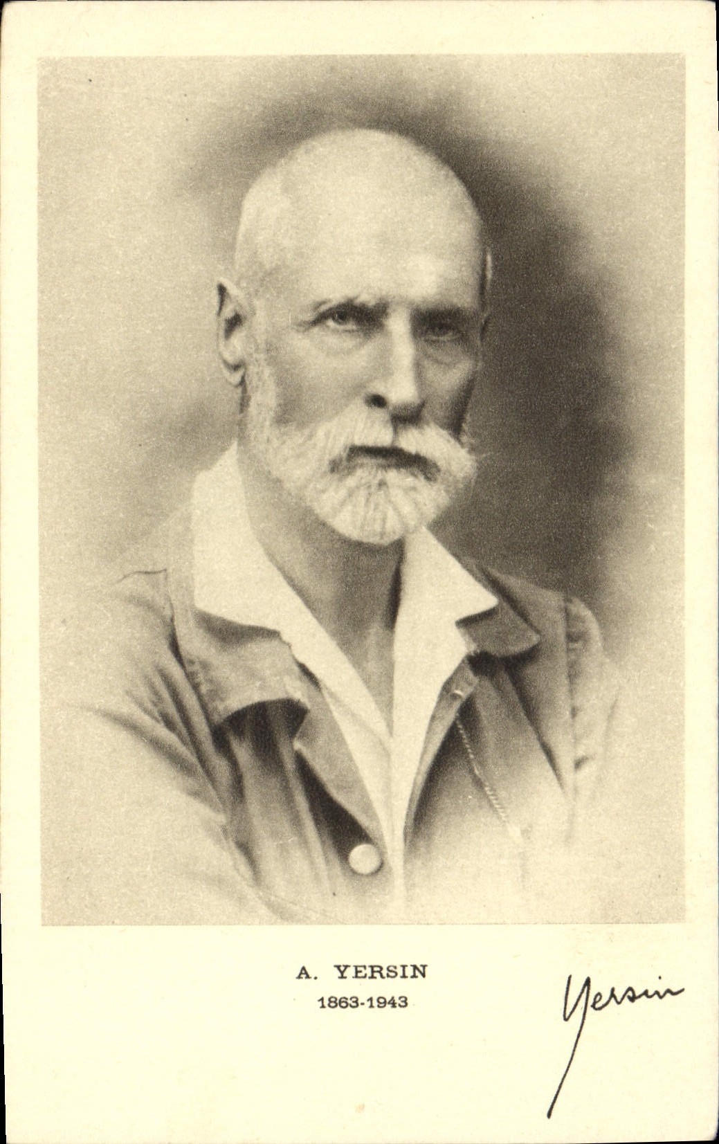 Vintage Postcard A Yersin 1863 1943