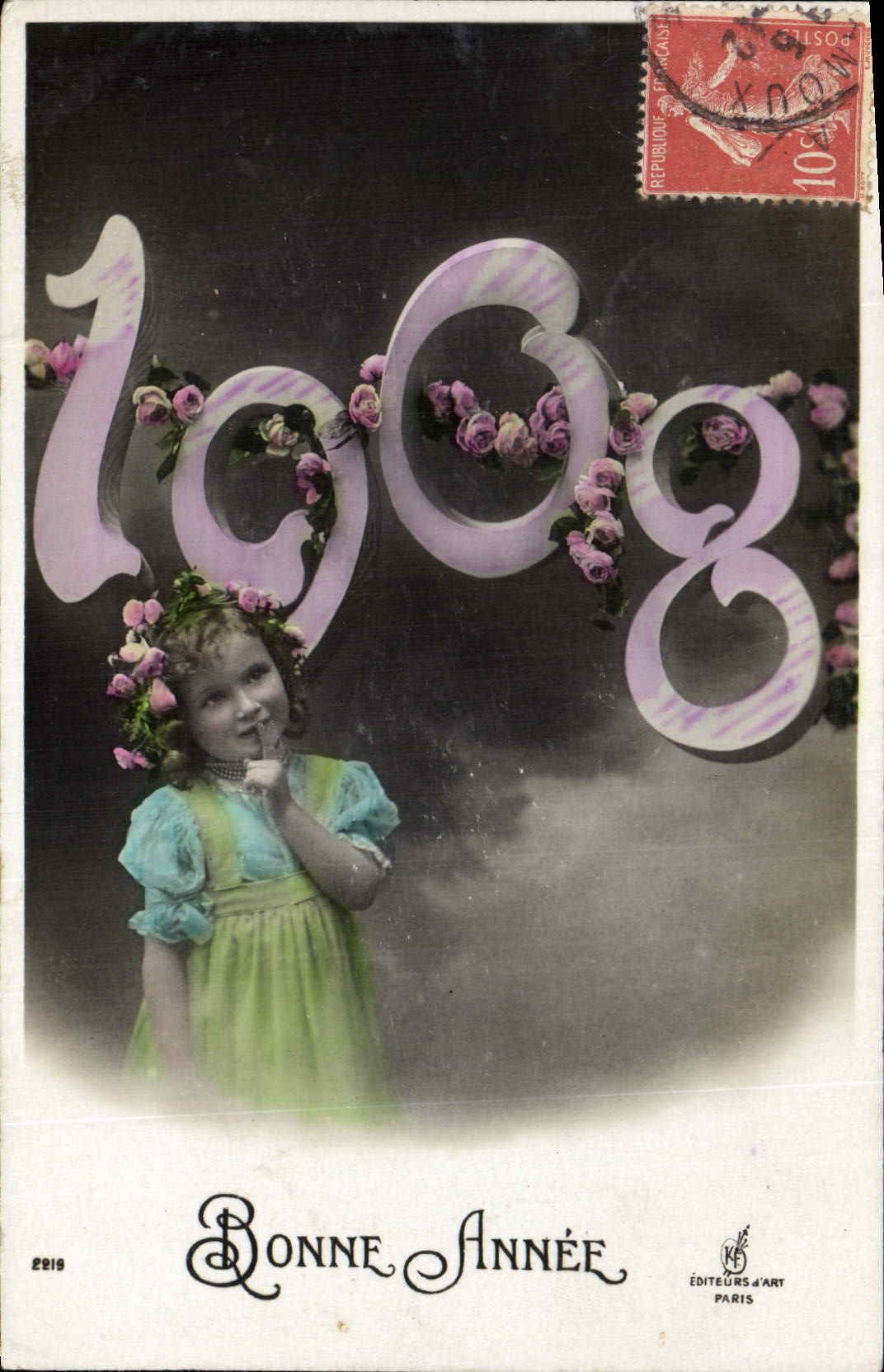 CPA Fantaisie Enfant Annee 1908