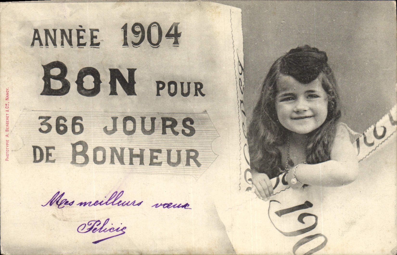 CPA Fantaisie Enfant Annee 1904