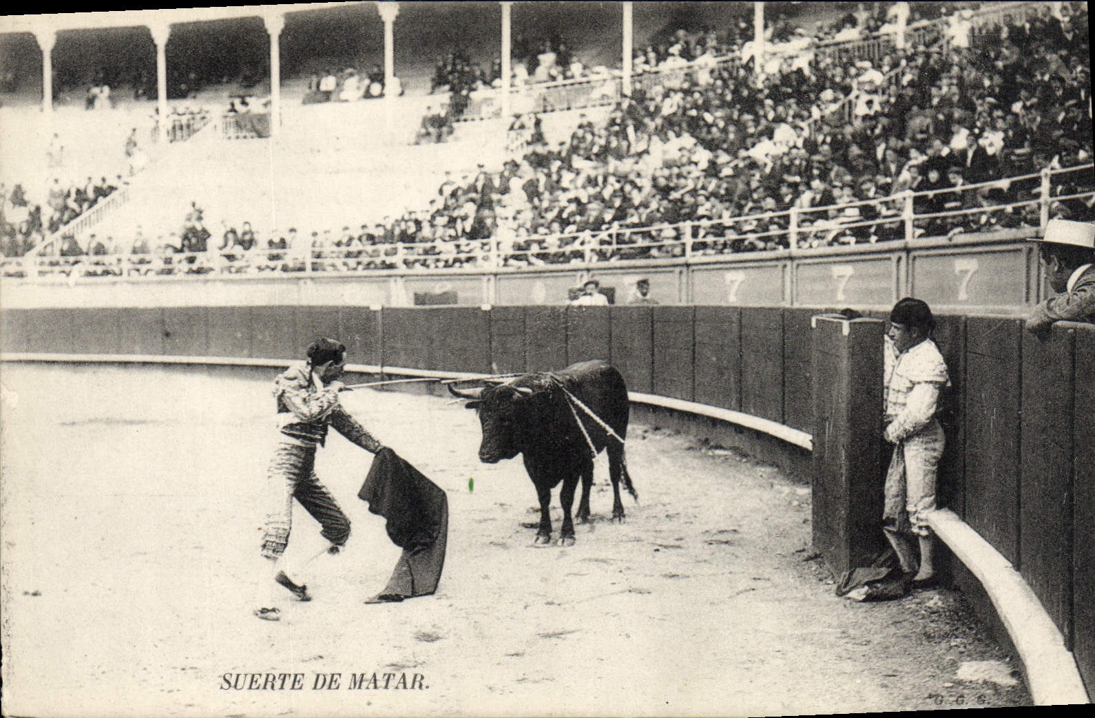 CPA Corrida Course de taureaux Suerte de Matar