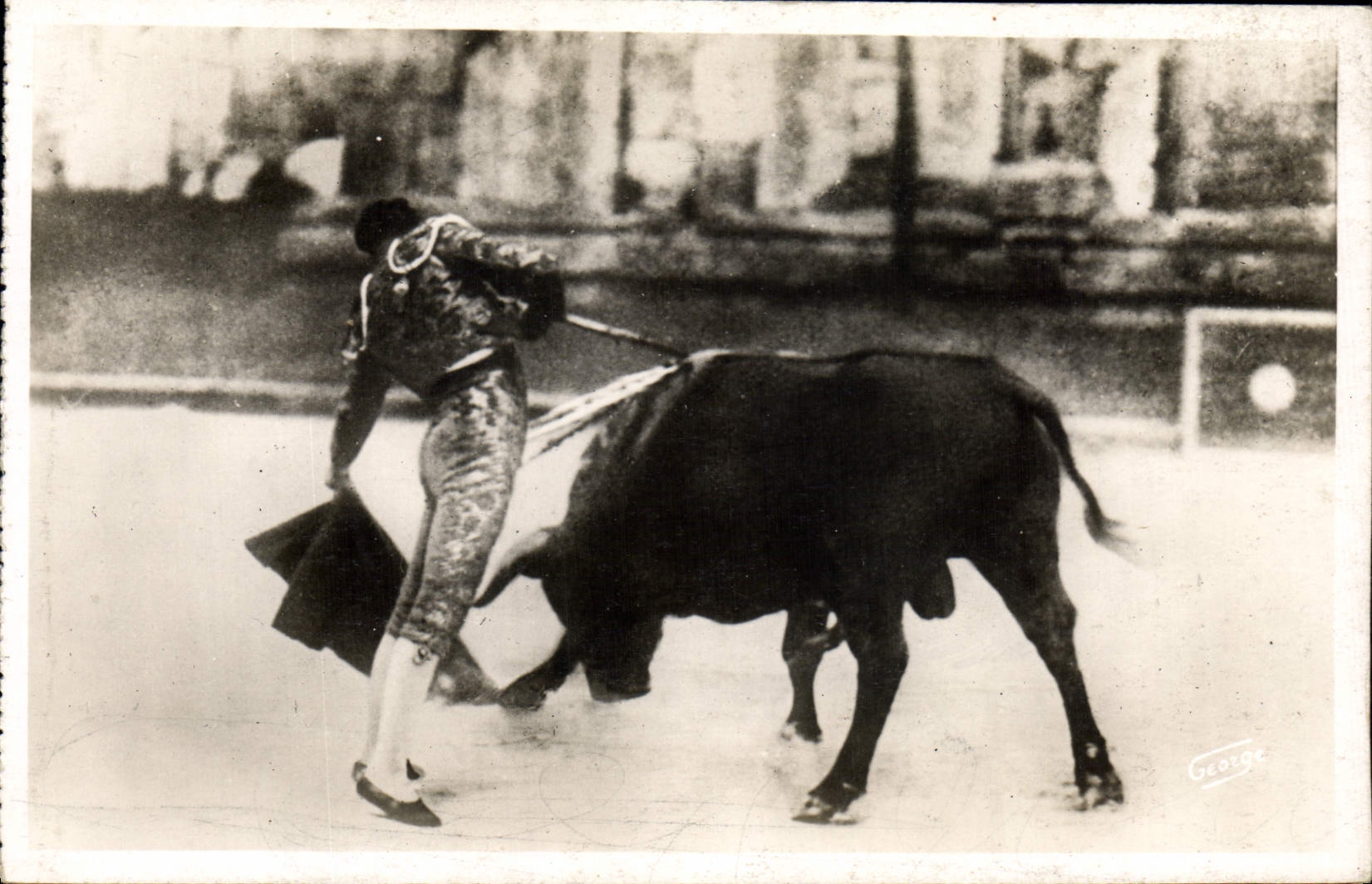 CPM Corrida Course de taureaux 