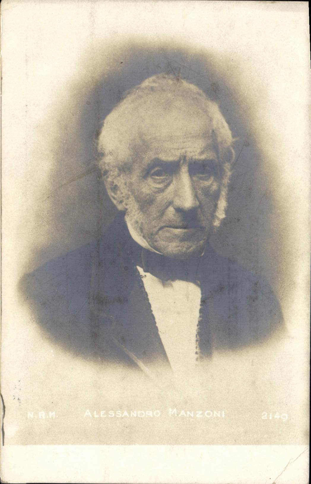 Vintage Postcard Alessandro Manzoni
