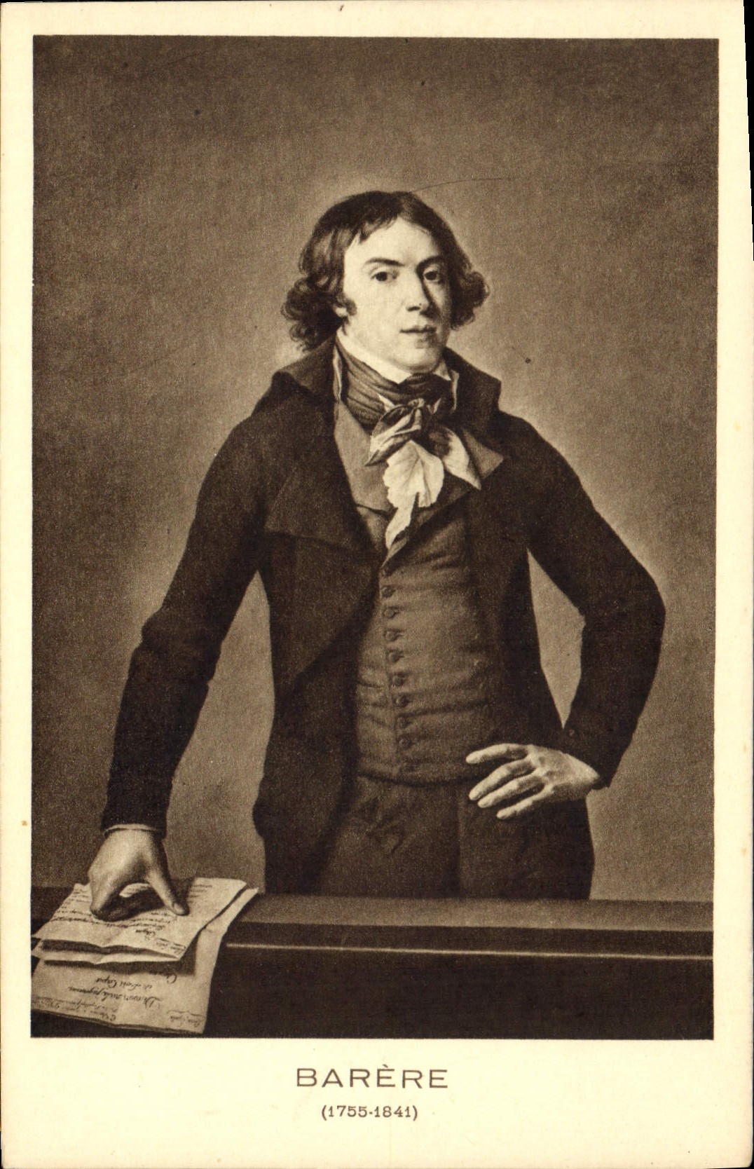 Vintage Postcard Barere 1755 1841