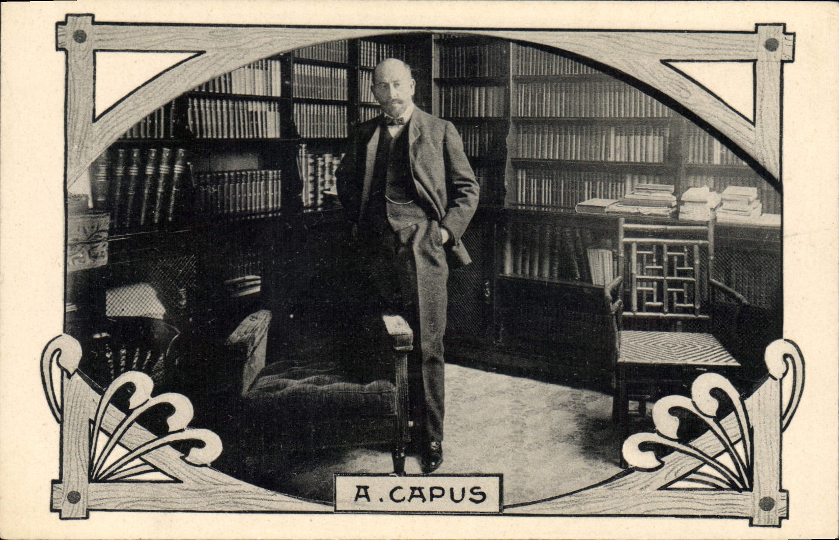 CPA A Capus Bibliotheque
