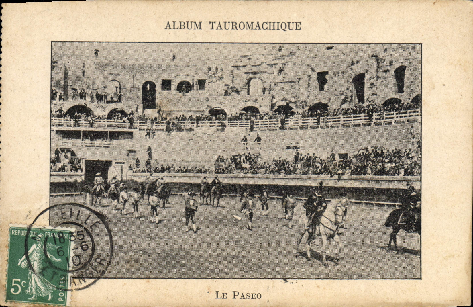 CPA Corrida Course de taureaux Le Paseo 