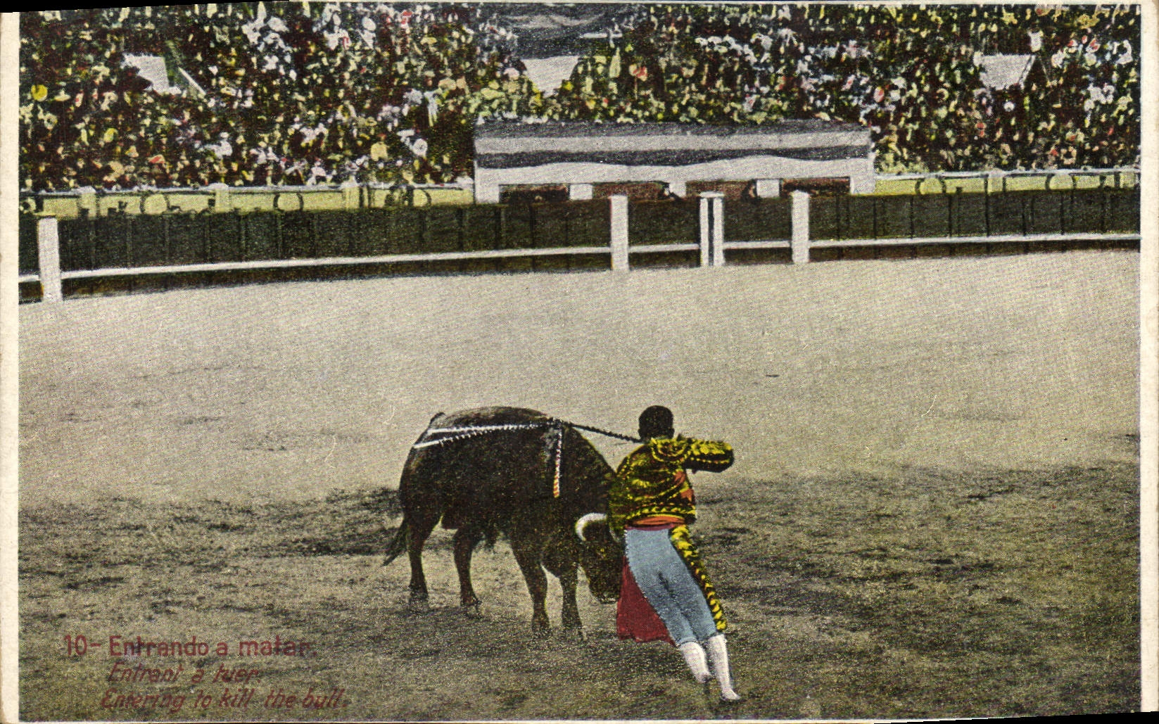 CPA Corrida Course de taureaux 