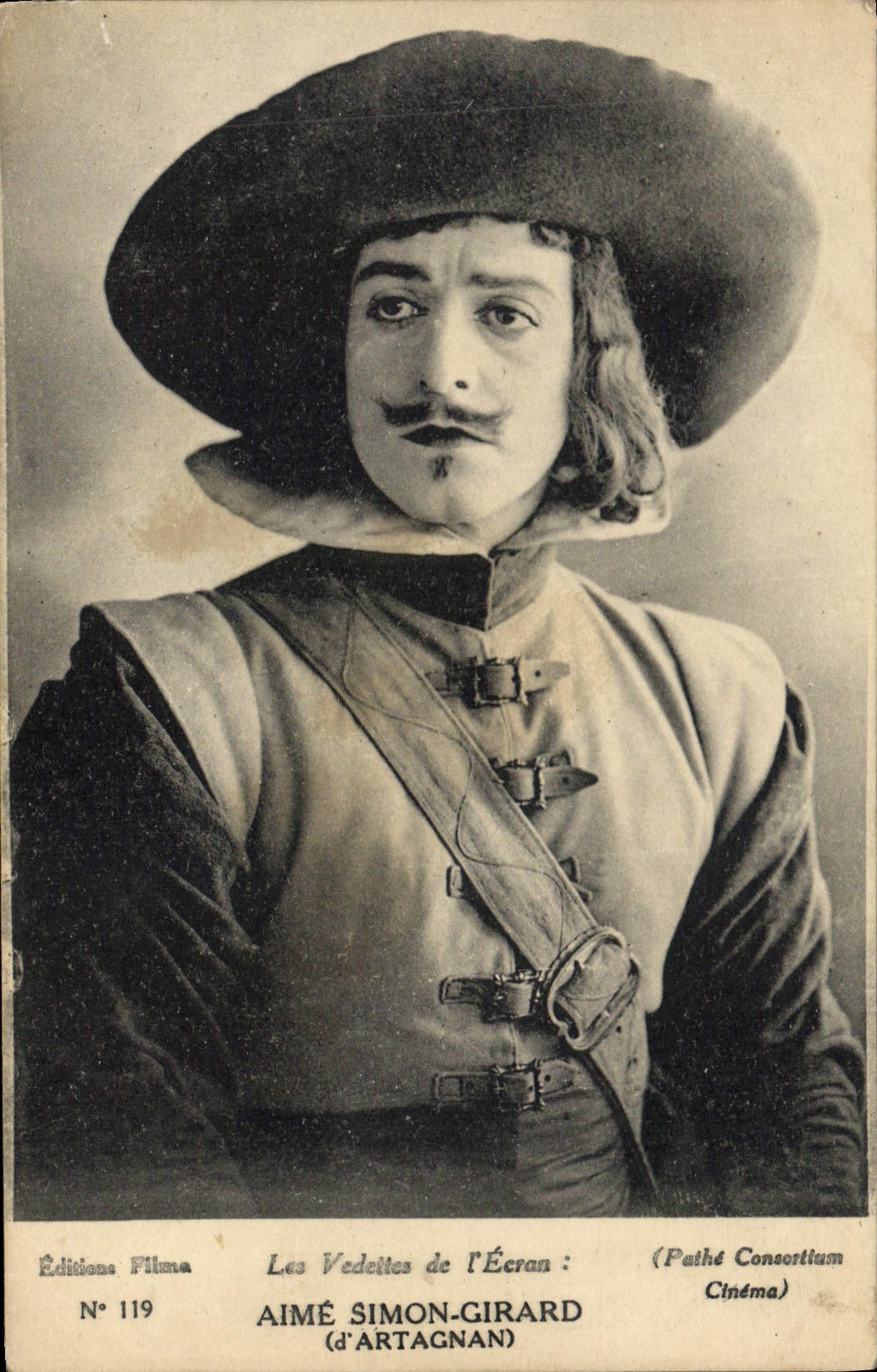 CPM Cinema Aime Simon Girard D'Artagnan Trois Mousquetaires