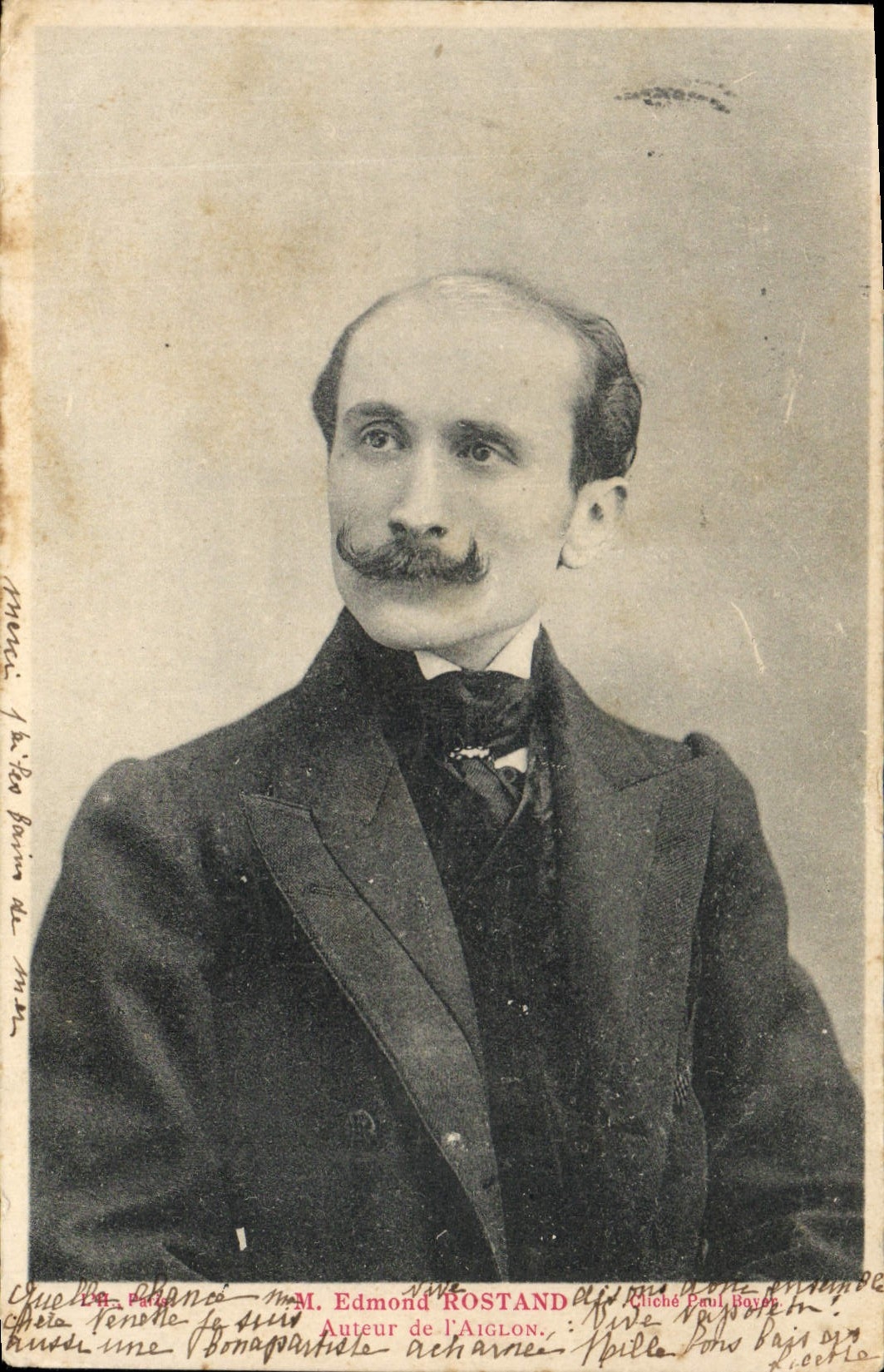 CPA Edmond Rostand Auteur de l'Aiglon 