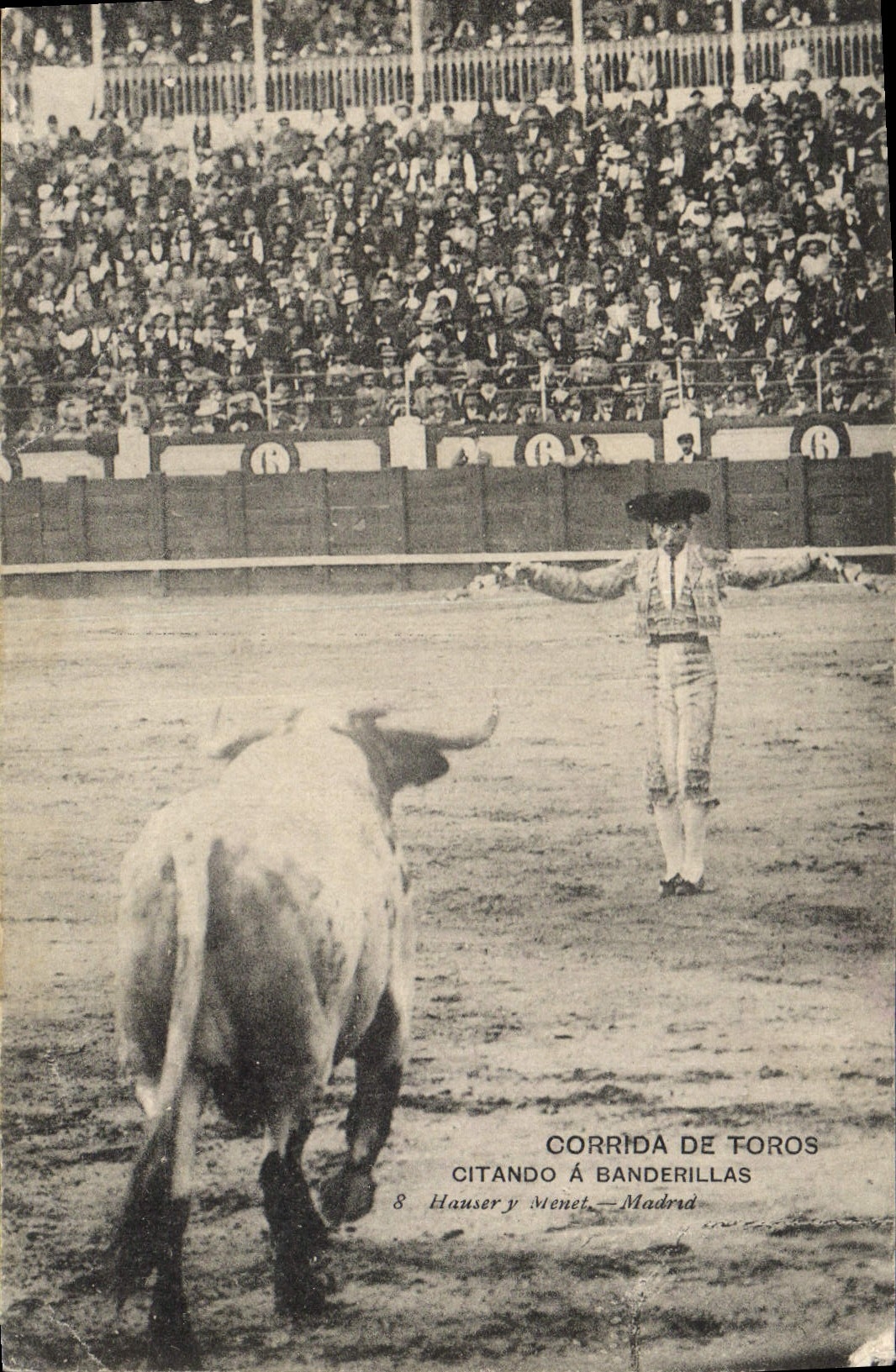 CPA Corrida Course de taureaux Citando a banderillas