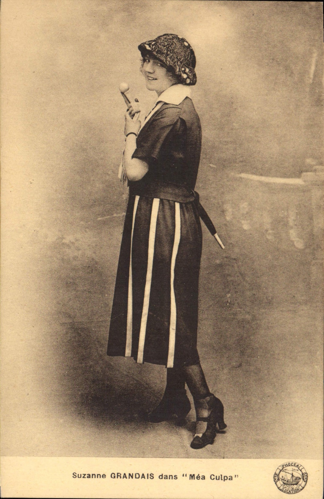 CPM Cinema Suzanne Grandais dans Mea Culpa 
