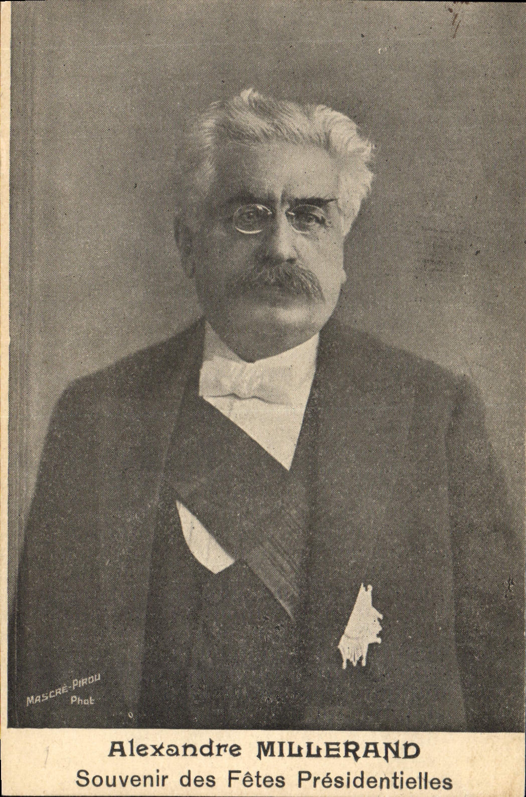 CPA Alexandre Millerand Souvenir des Fetes Presidentielles