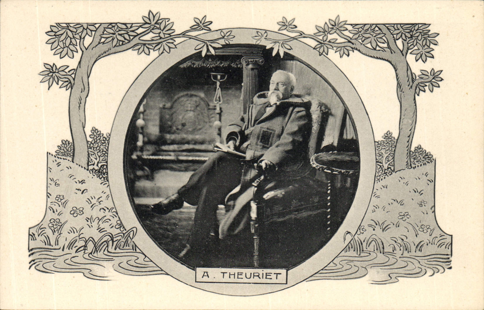Vintage Postcard A Theuriet