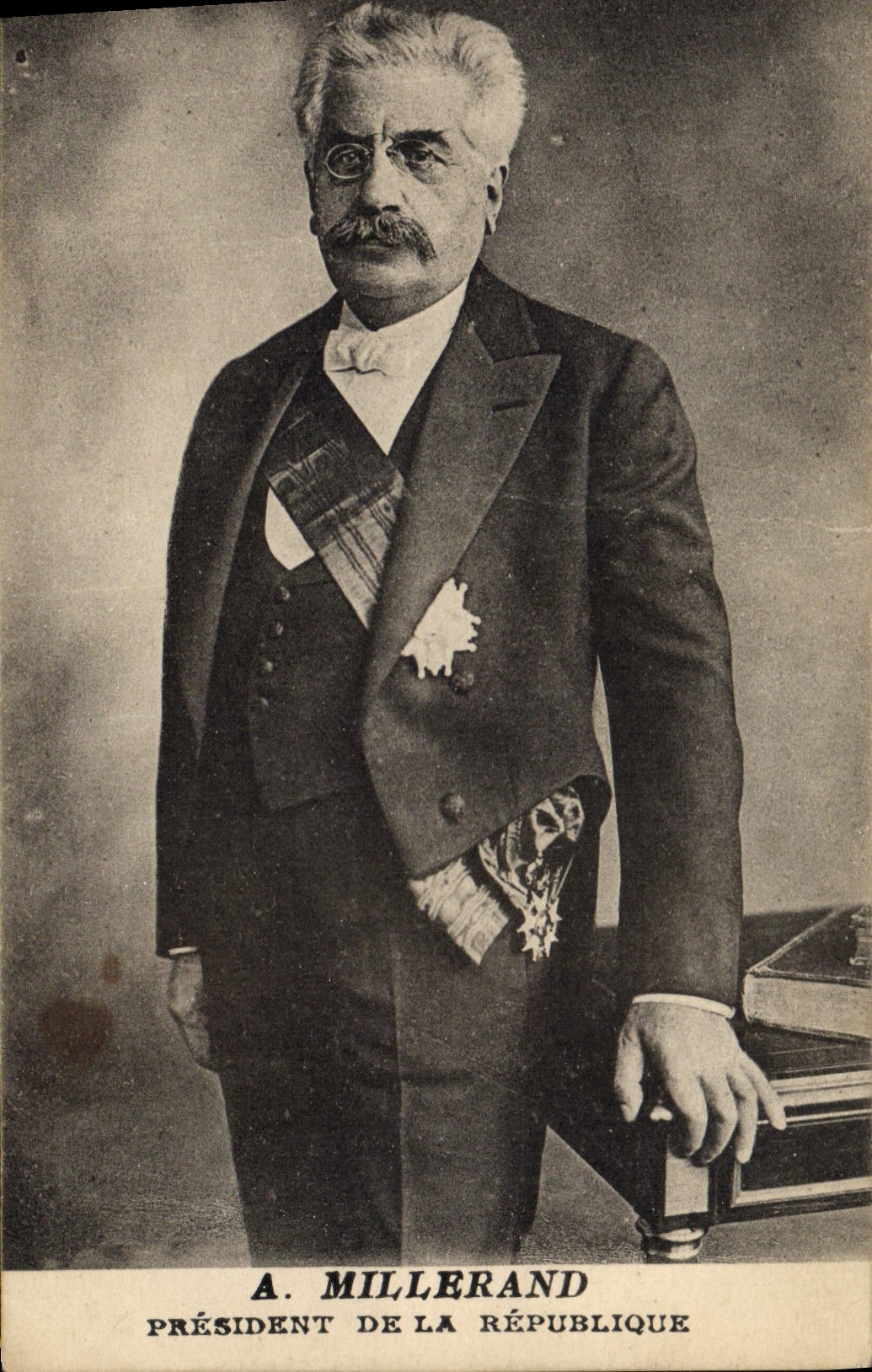 Vintage Postcard Millerand President of the Republic