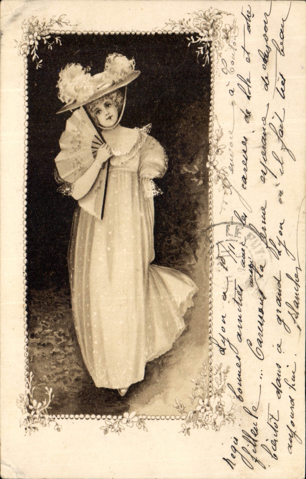 CPA Fantaisie Enfants Eventail 