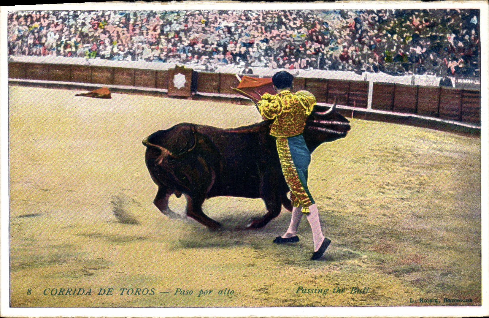 CPA Corrida Course de Taureaux Paso par alto 