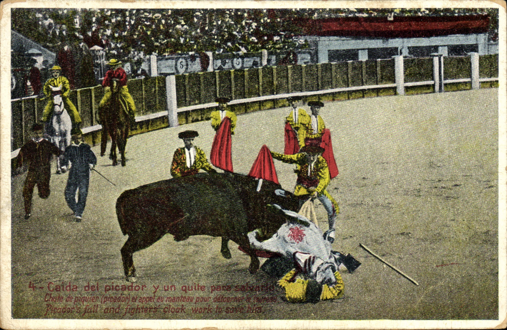 CPA Corrida Course de Taureaux 