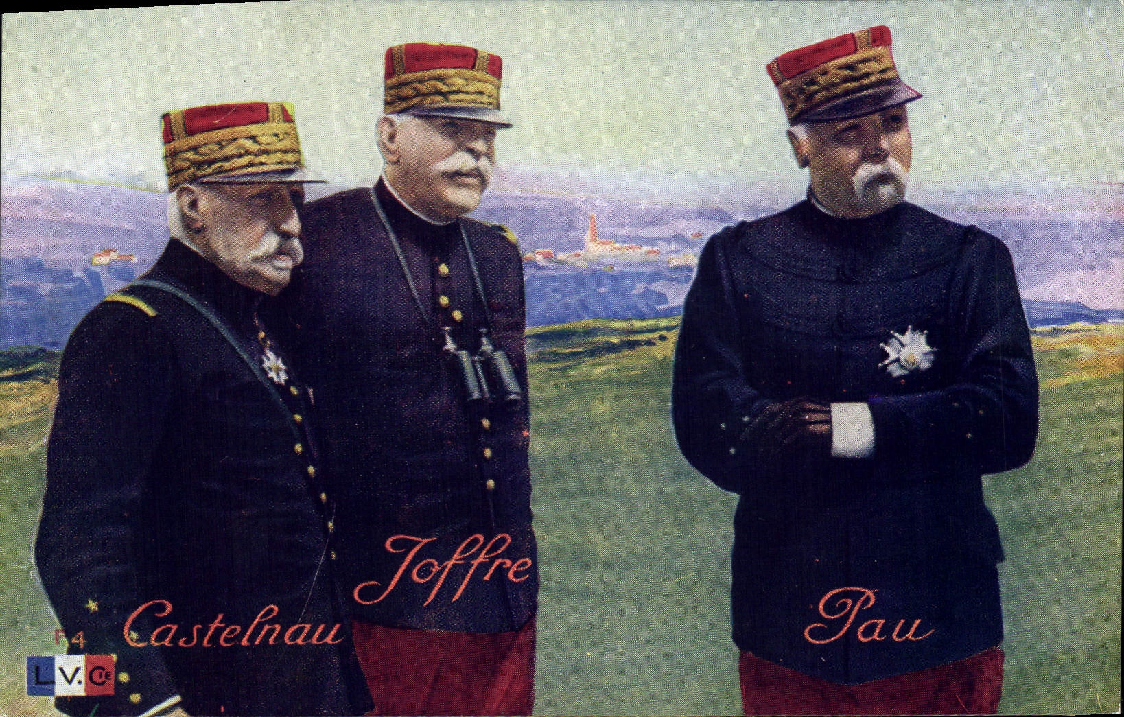 CPA Militaria Castelnau Joffre Pau 