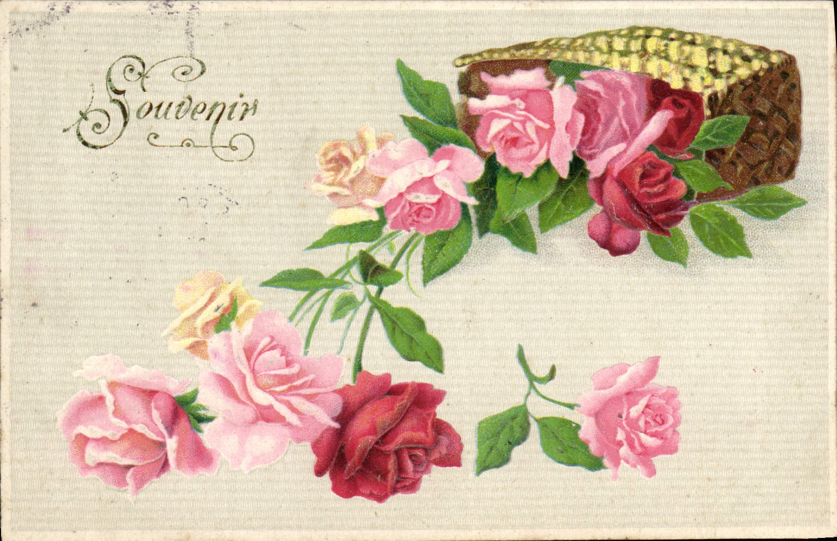 CPA Fantaisie Fleurs 