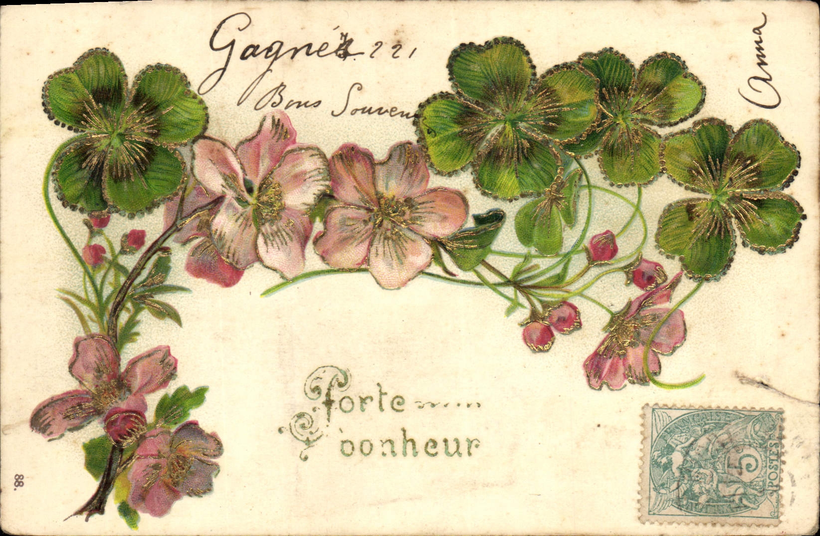 CPA Fantaisie Fleurs 