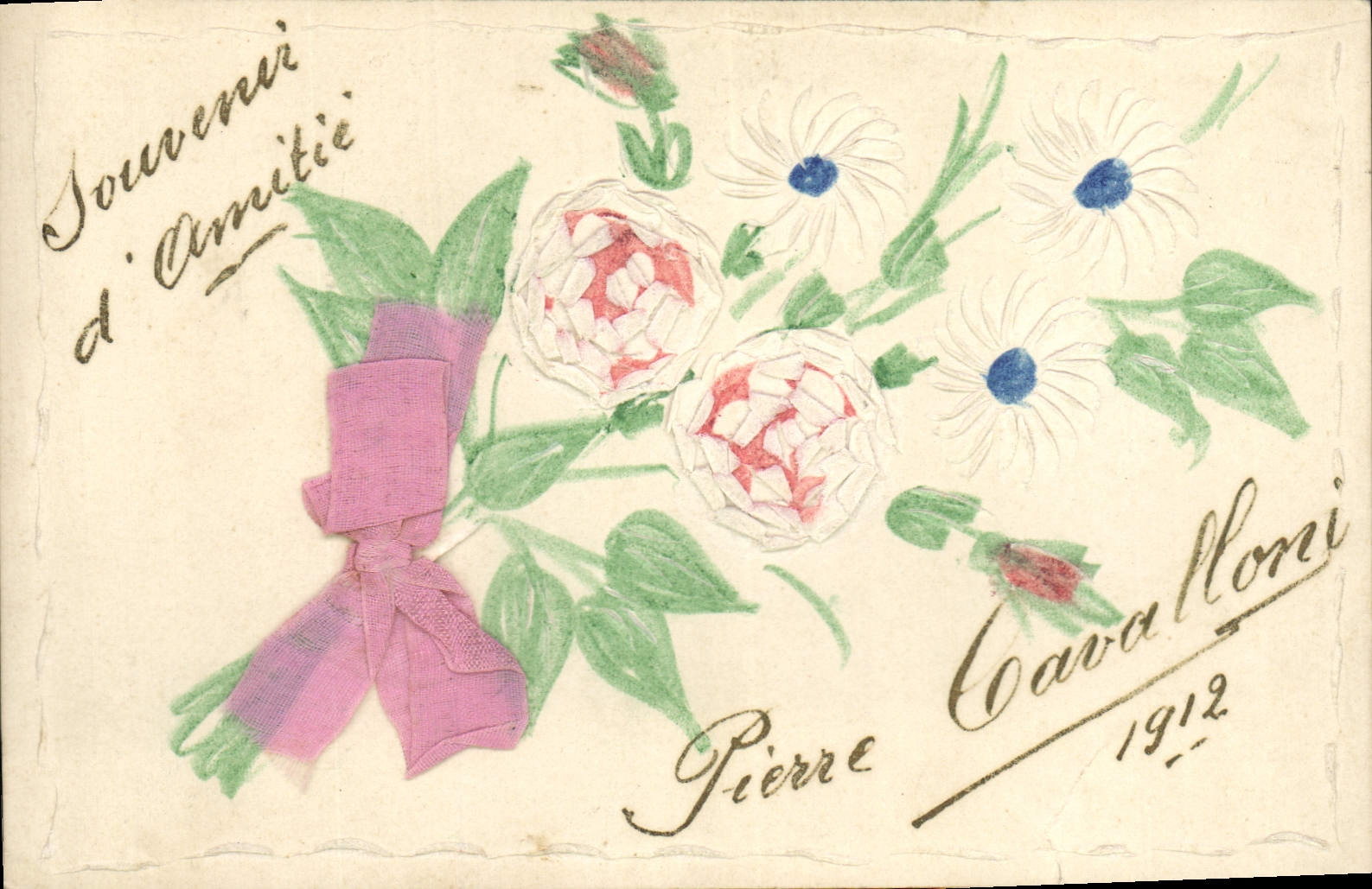 CPA Fantaisie Fleurs 