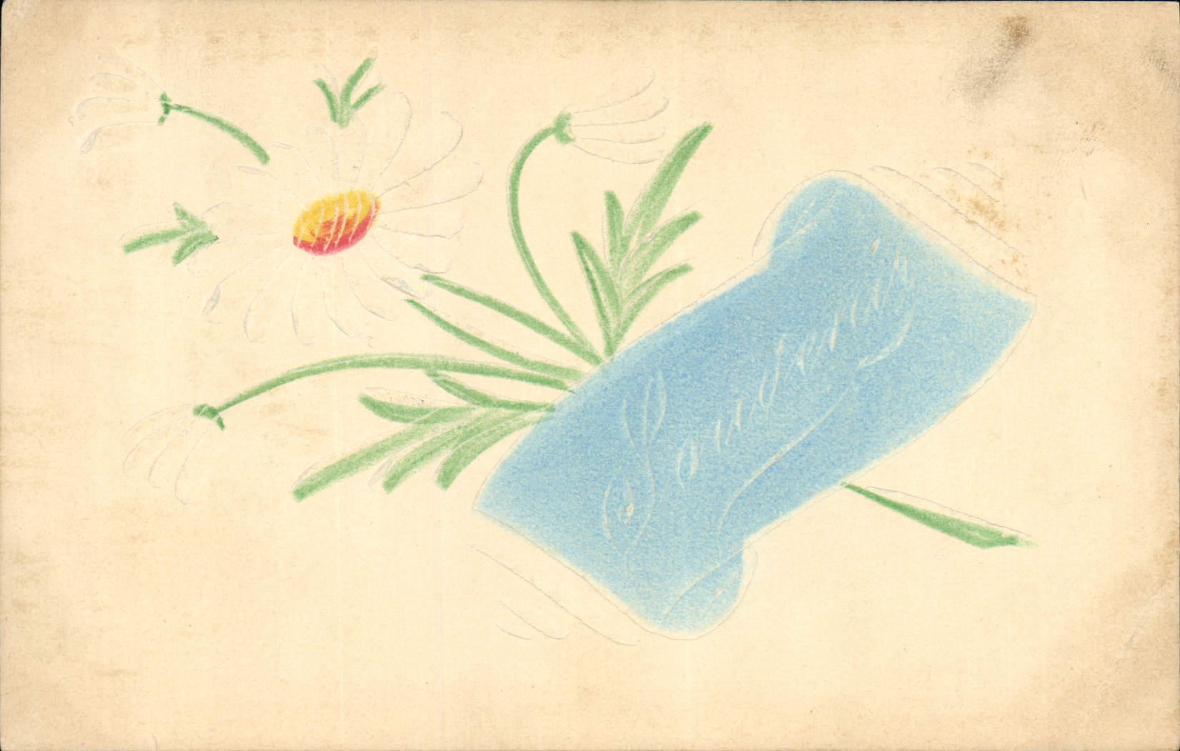 CPA Fantaisie Fleurs