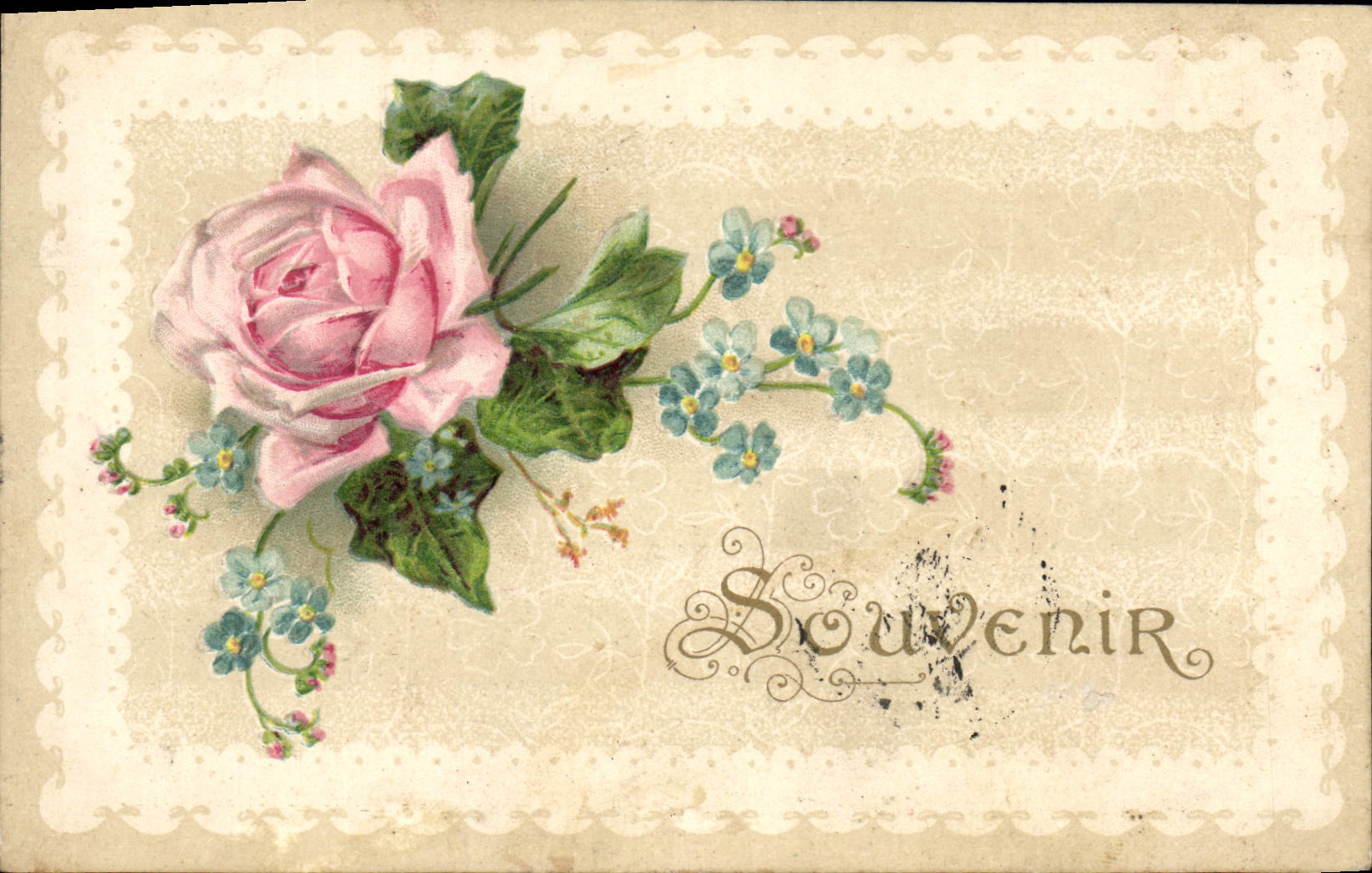 CPA Fantaisie Fleurs 