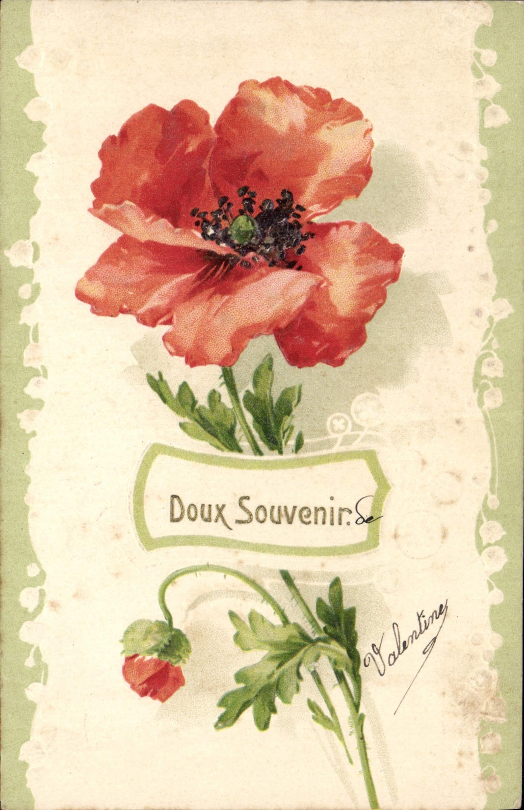 CPA Fantaisie Fleurs 