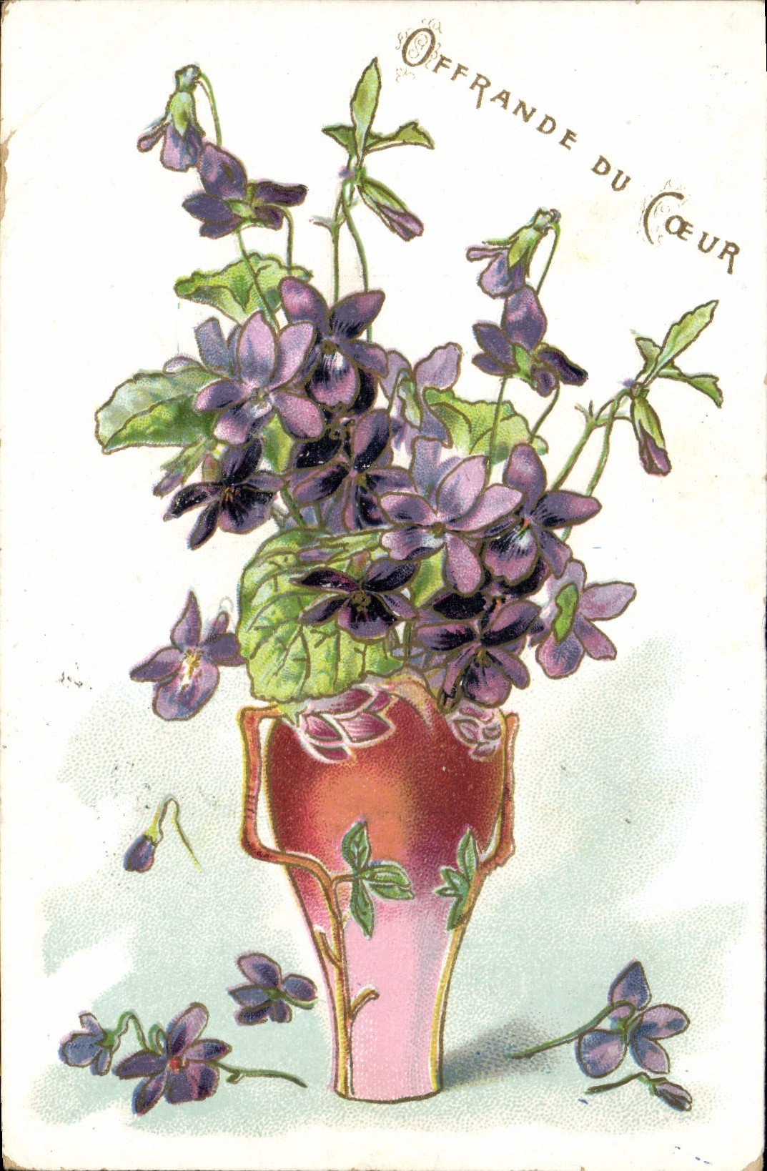 CPA Fantaisie Fleurs 