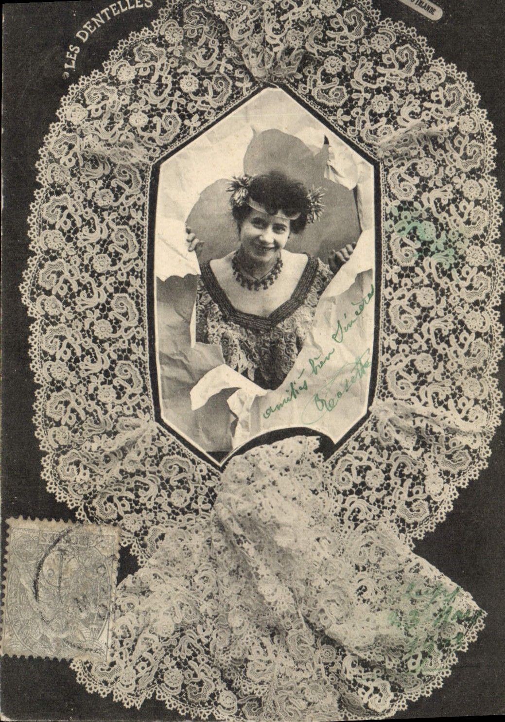 CPA Folklore Dentelle Dentelliere Irlande 