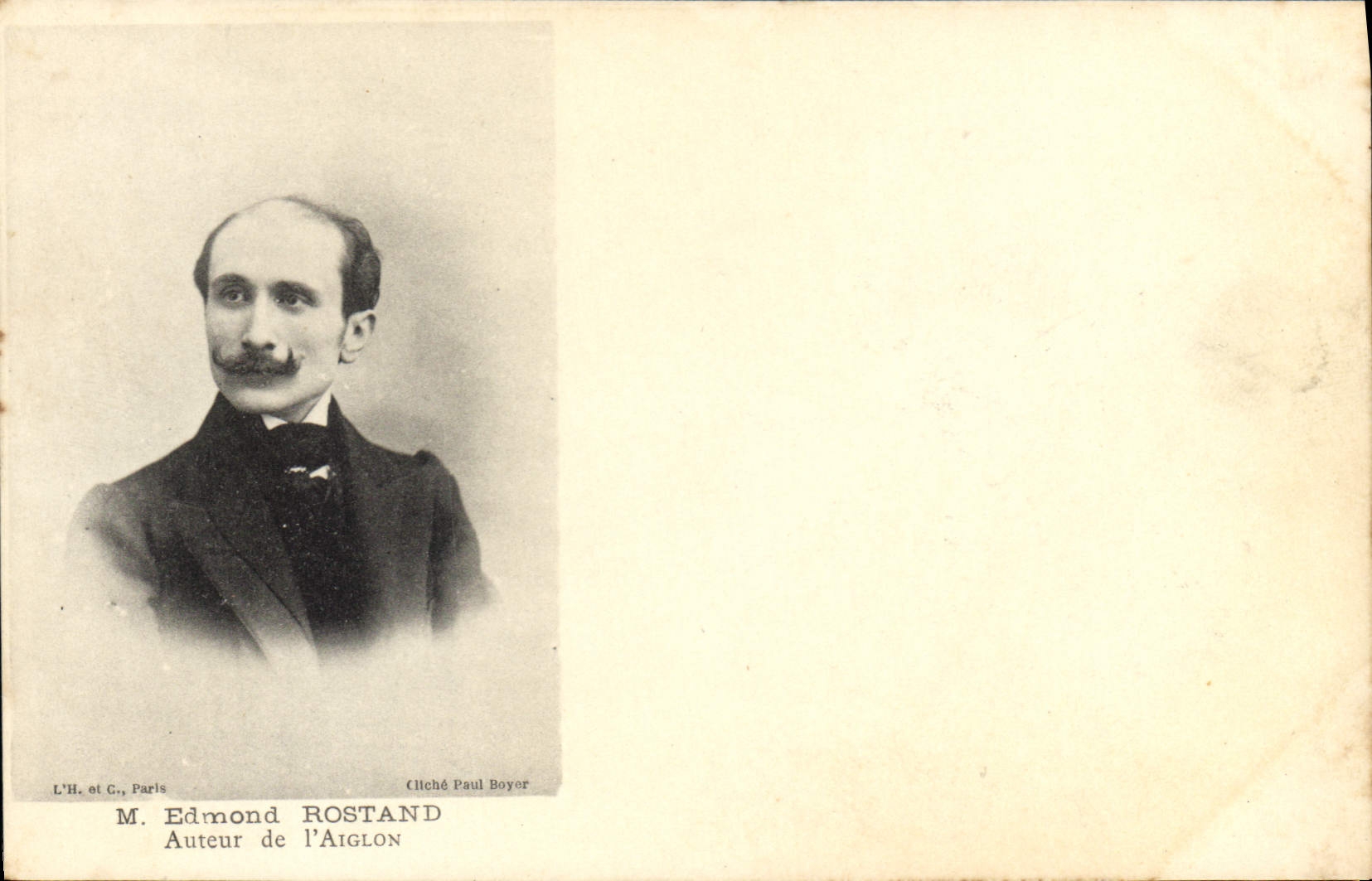 CPA Edmond Rostand Auteur de l'Aiglon