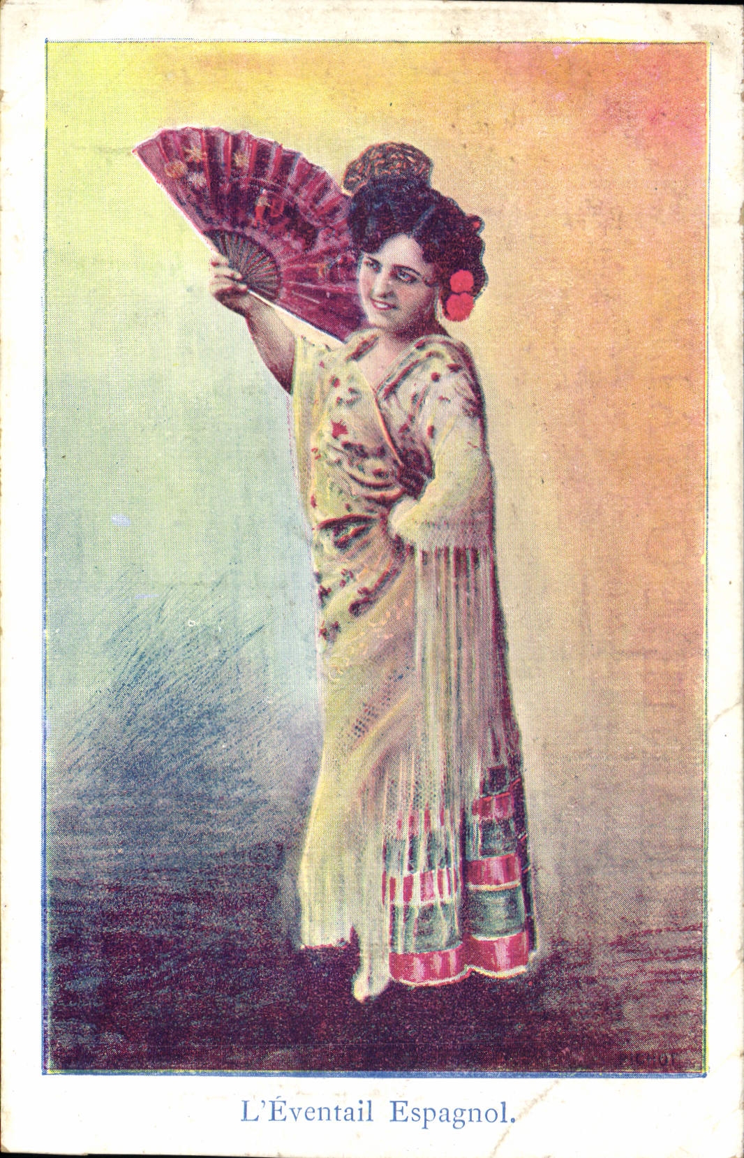 Vintage Postcard Fantasy Range the Spanish range