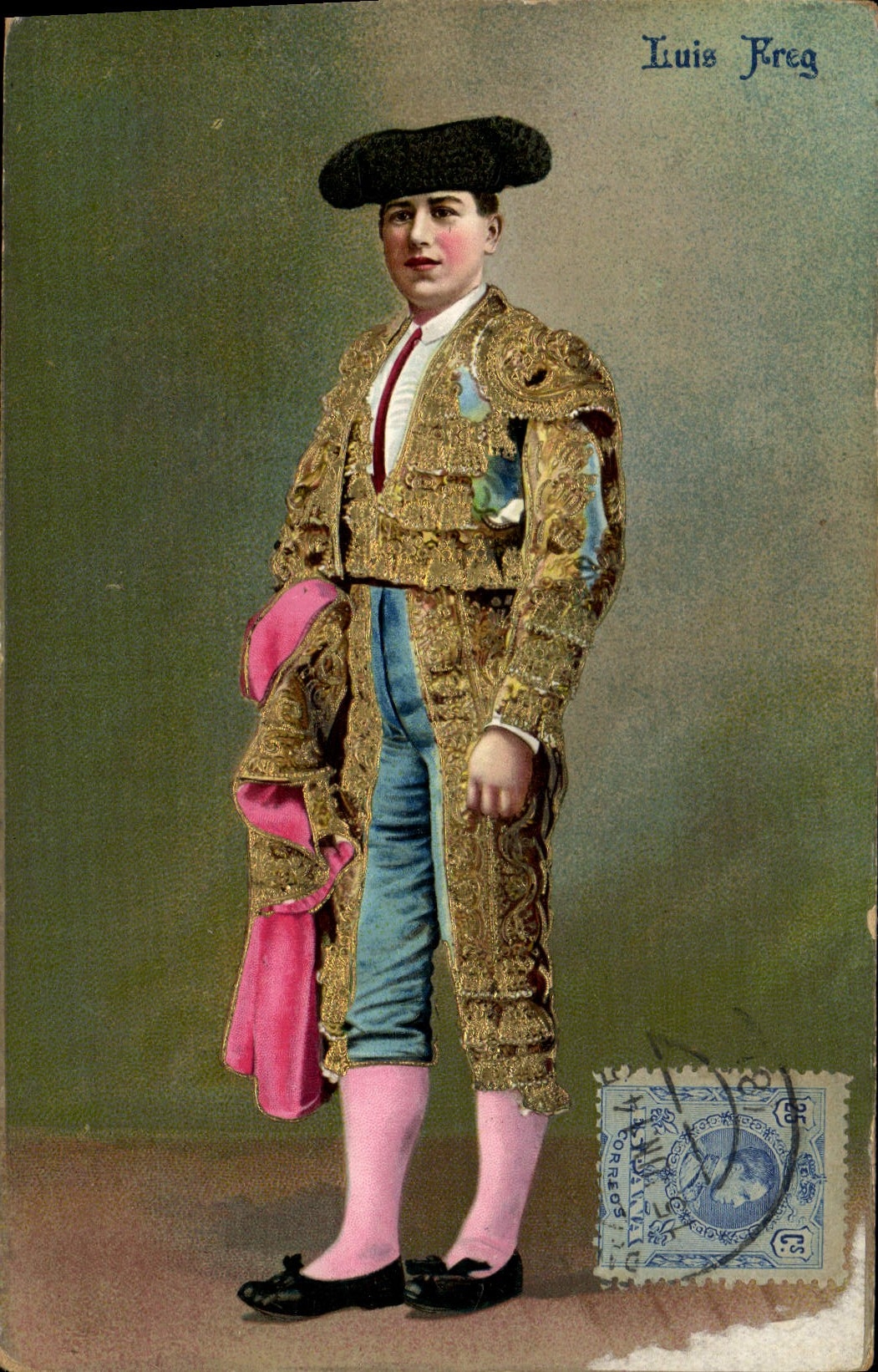 CPA Corrida Course de taureaux Luis Freg Matador