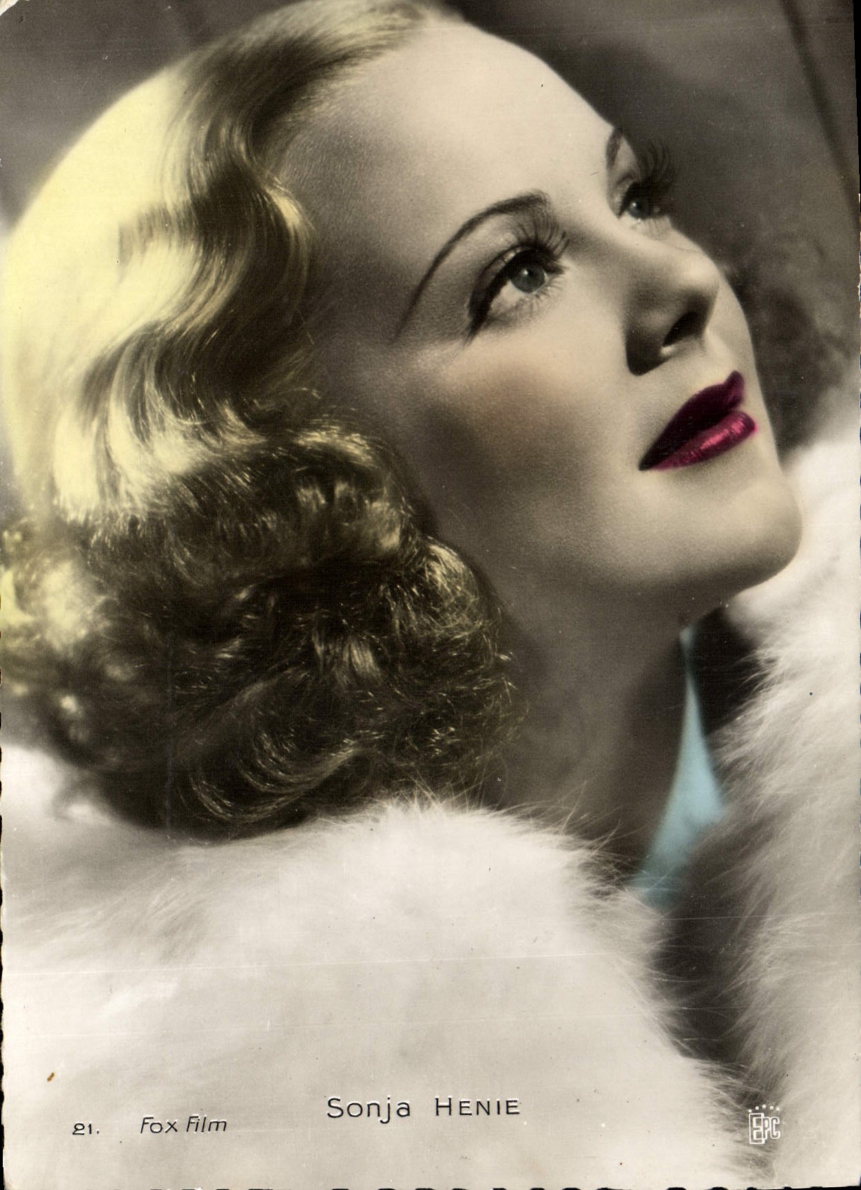 Modern Postcard Cinema Sonja Henie