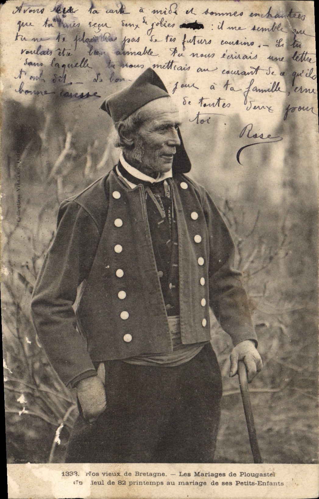 CPA Folklore Les mariages de Plougastel 