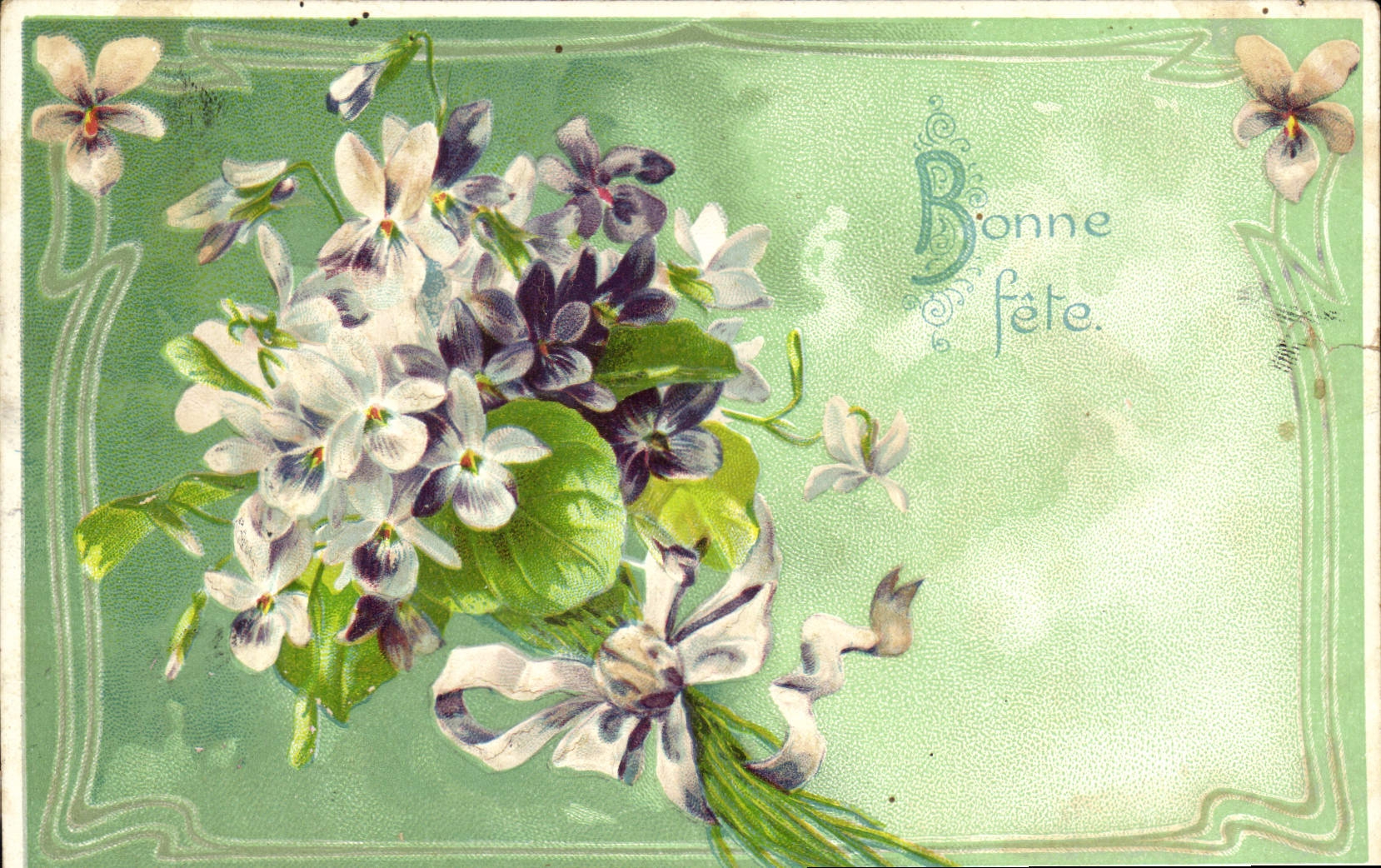 CPA Fantaisie Fleurs 