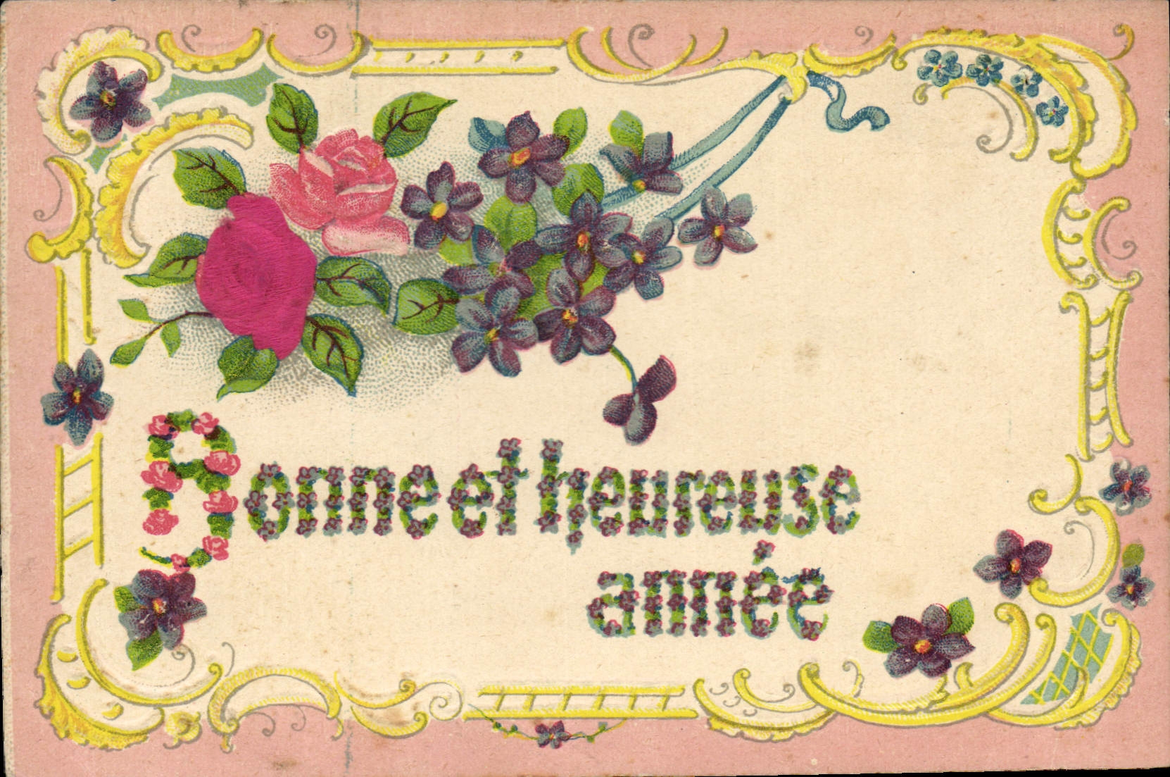 CPA Fantaisie Fleurs 