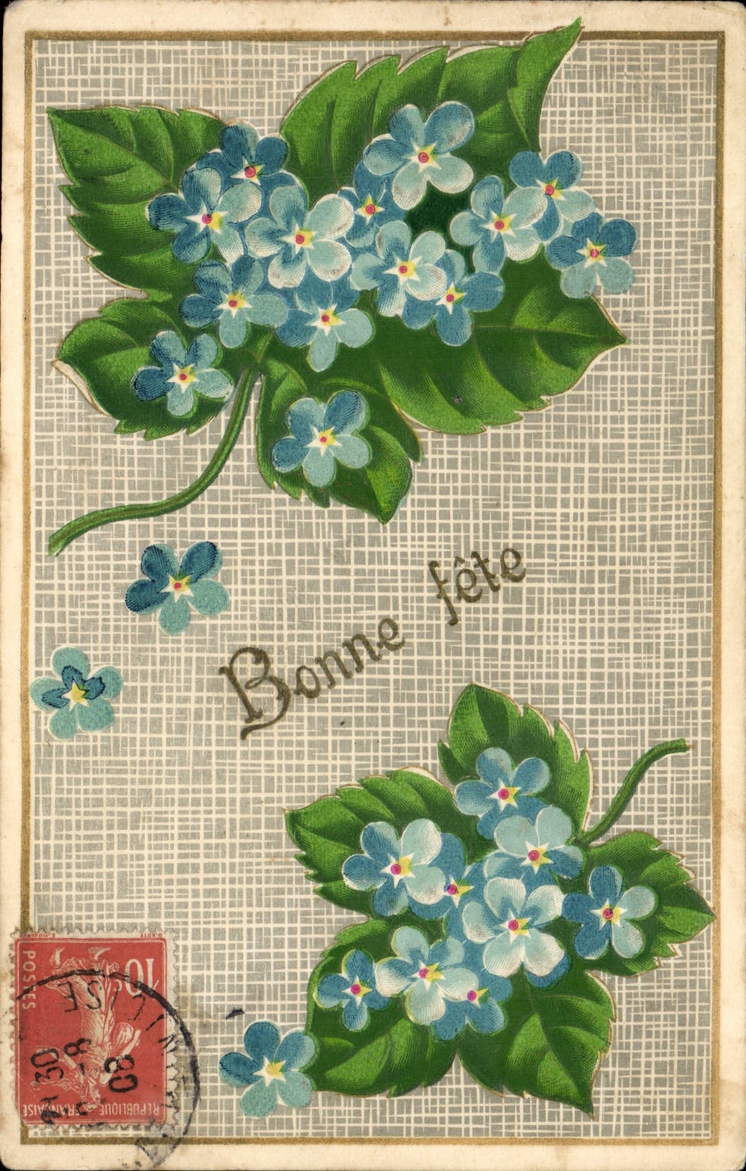 CPA Fantaisie Fleurs 