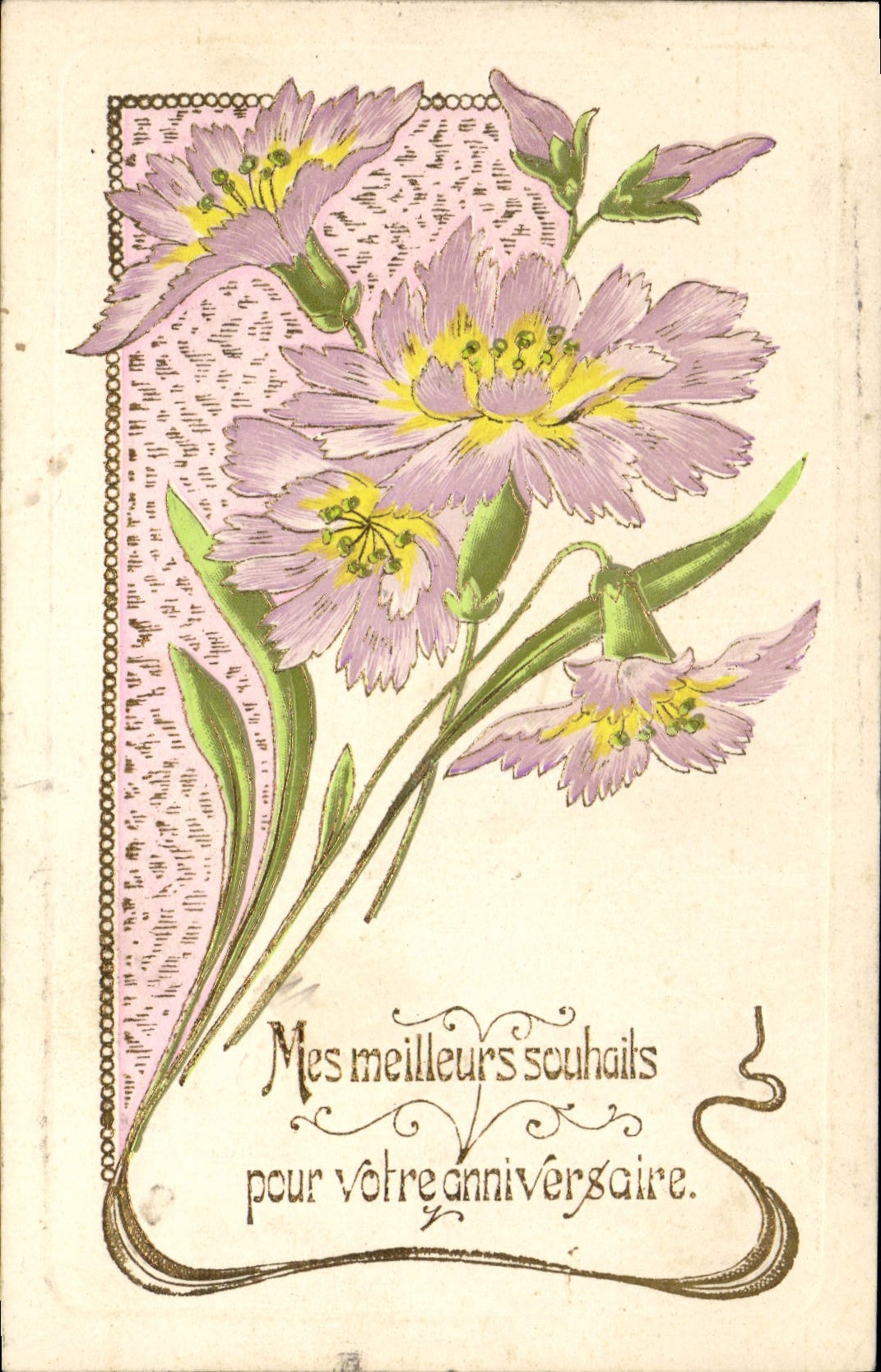 CPA Fantaisie Fleurs 