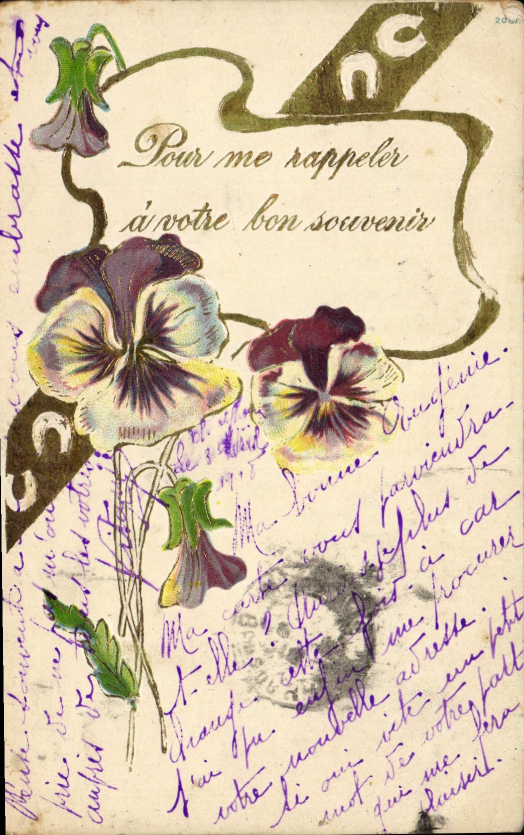 CPA Fantaisie Fleurs 