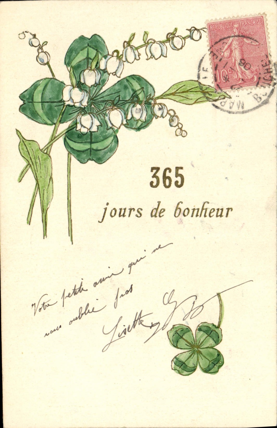 CPA Fantaisie Fleurs 