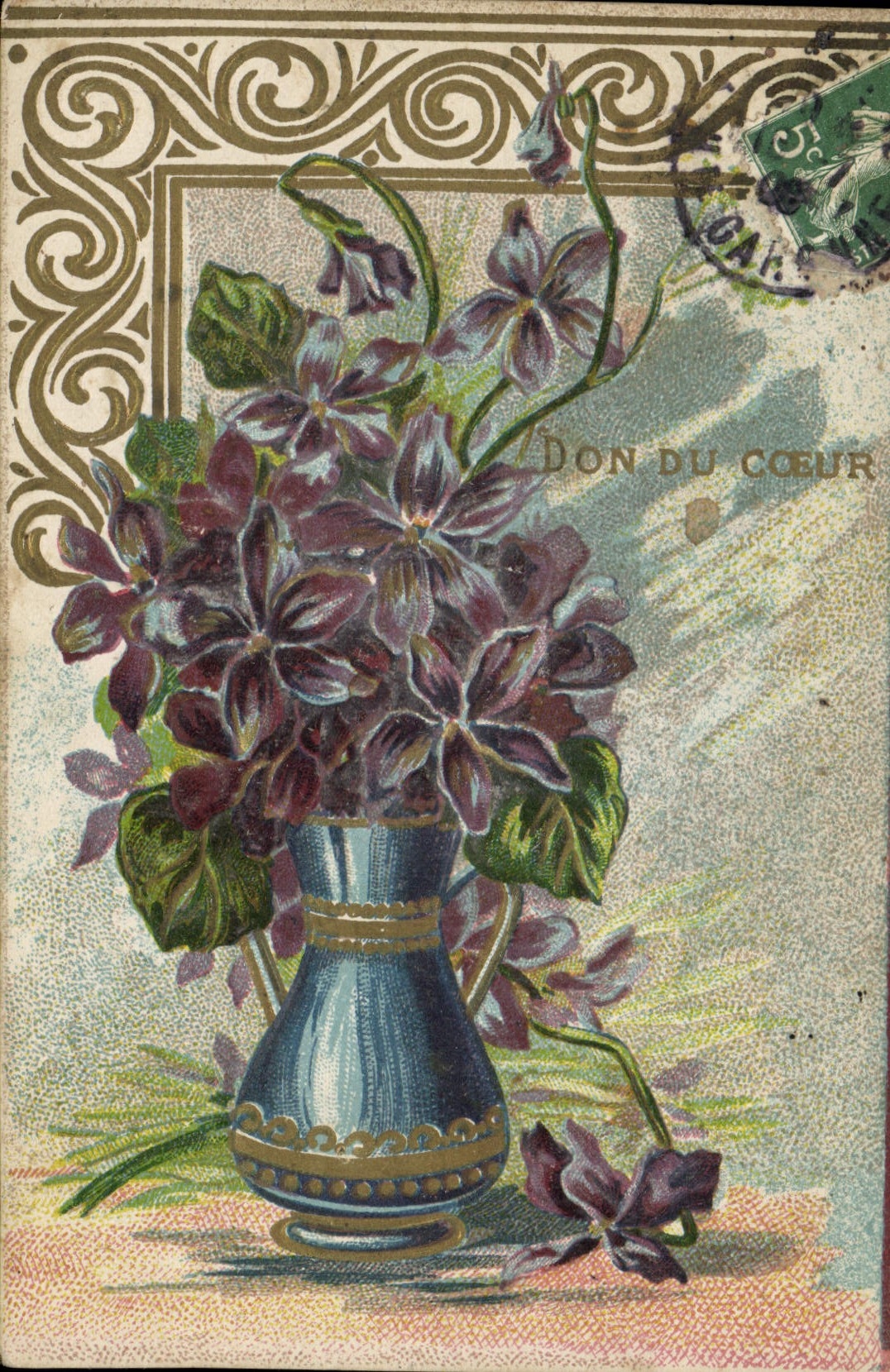 CPA Fantaisie Fleurs 