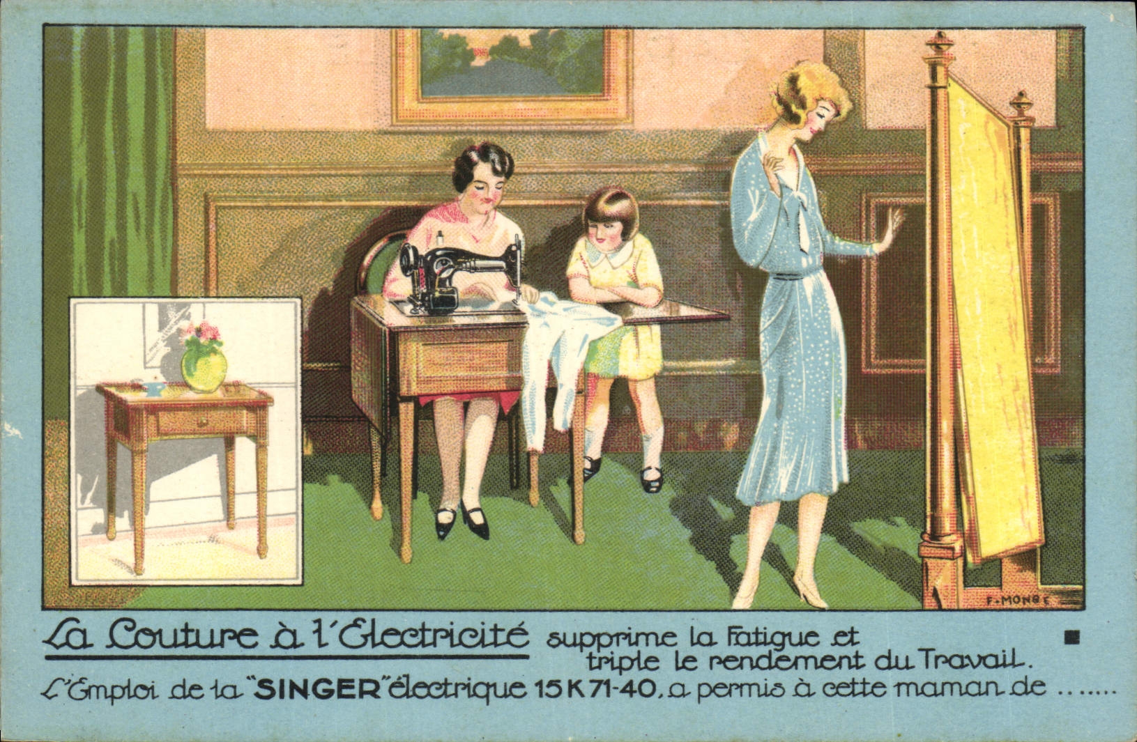 CPA Machine a Coudre Singer 15K71