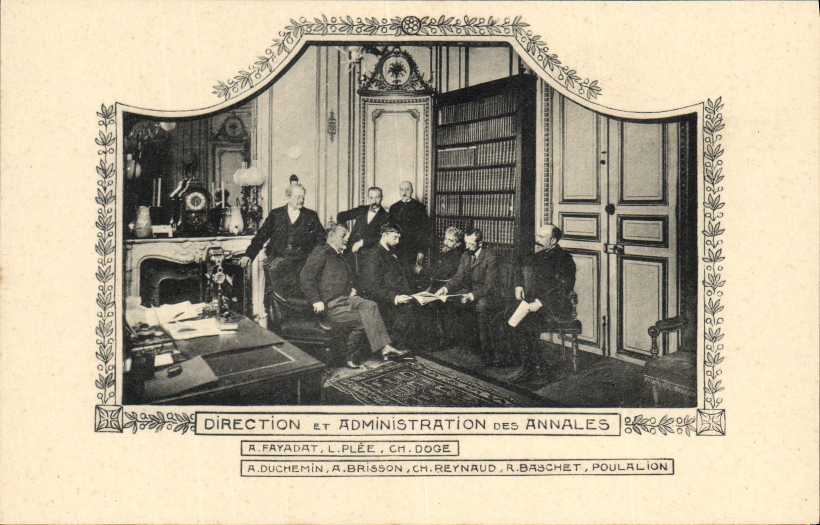 CPA Direction et administration des Annales Fayadat Plee Doge Duchemin Brisson Reynaud Baschet Poulalion 