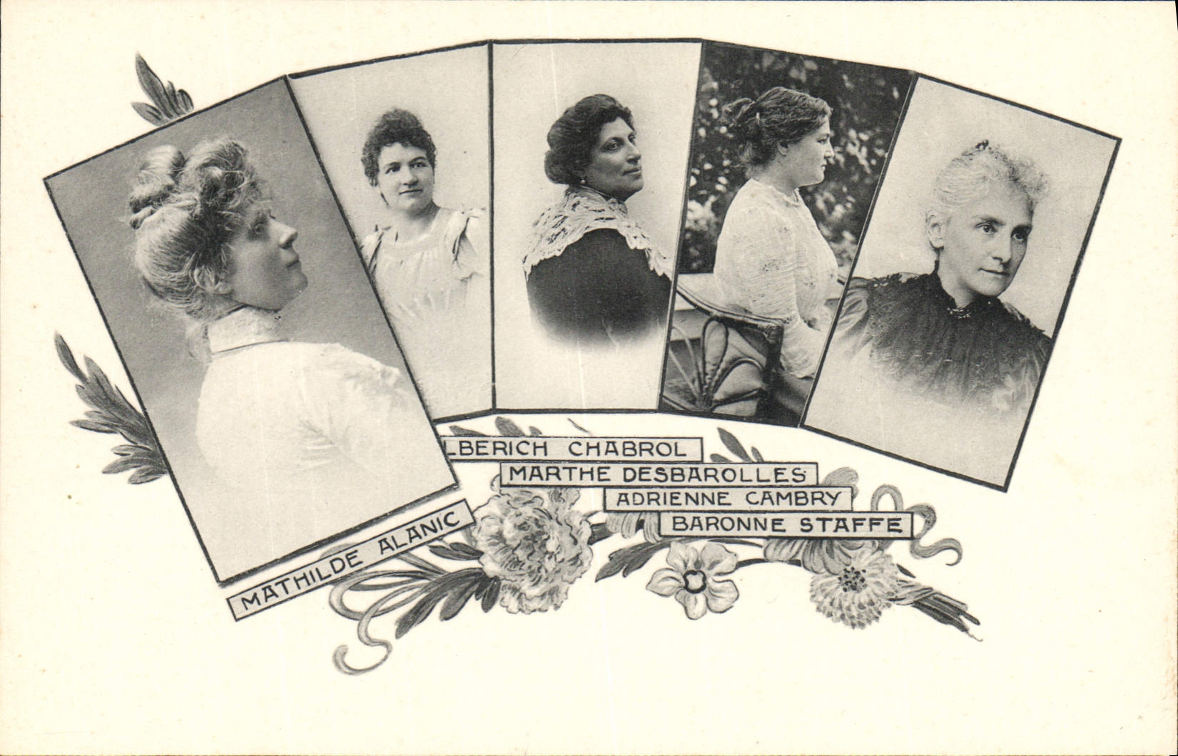 CPA Mathilde Alanic Chabrol Marthe Desbarolles Adrienne Cambry Baronne Staffe