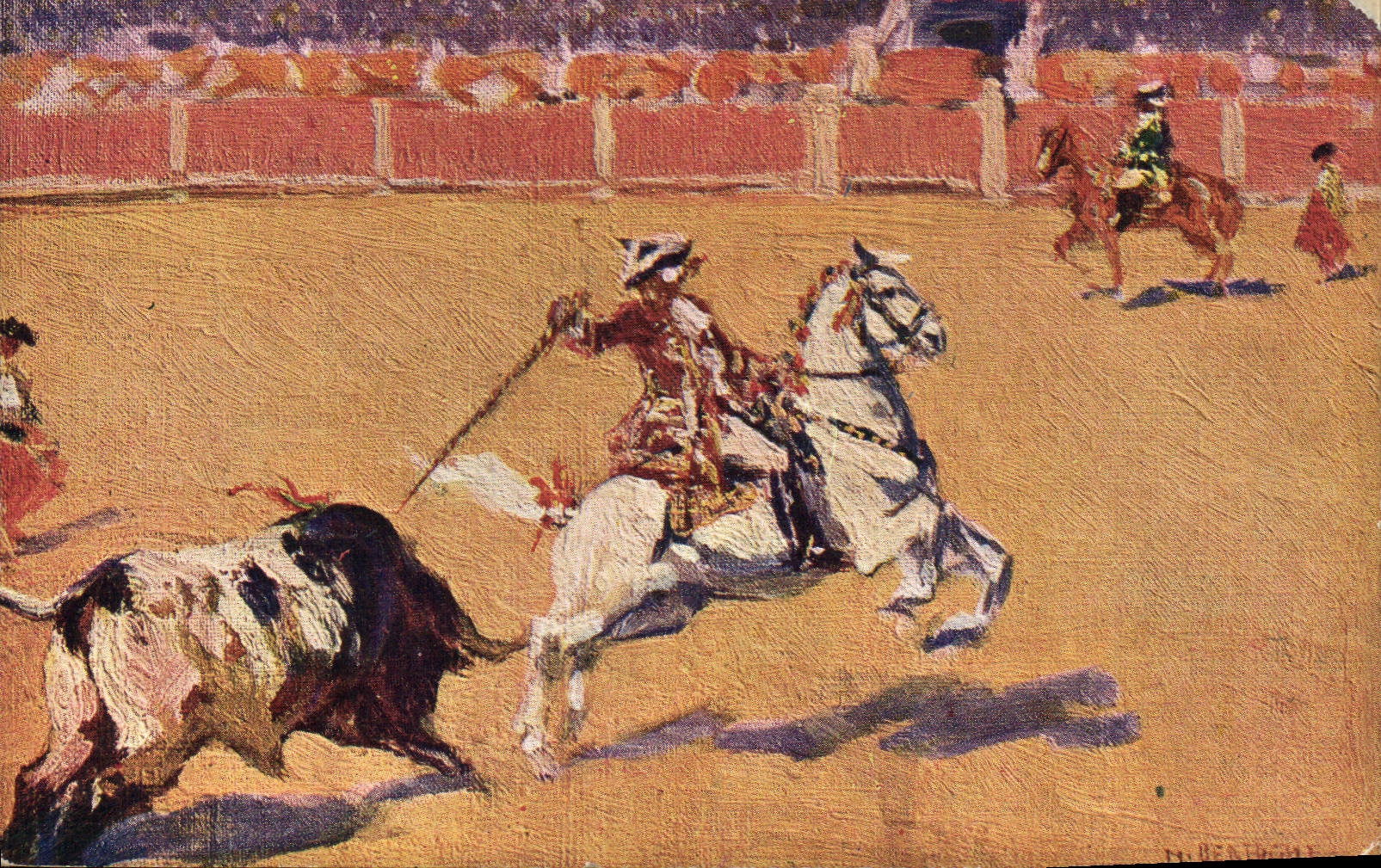 CPA Corrida Course de taureaux 