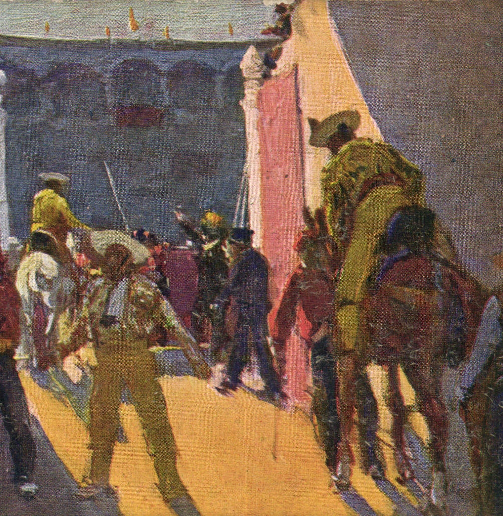 CPA Corrida Course de taureaux 