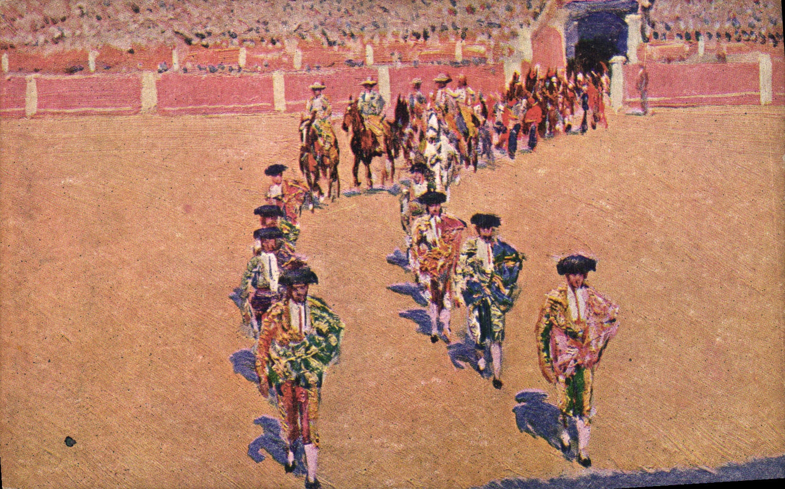 CPA Corrida Course de taureaux 