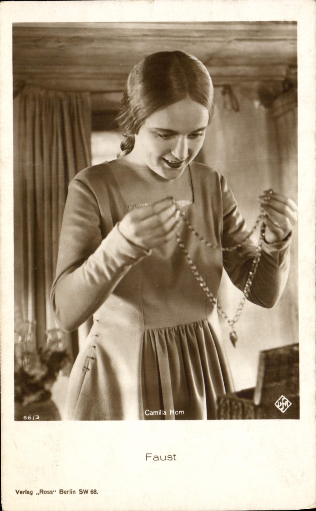 Modern Postcard Cinema Faust Camilla Horn